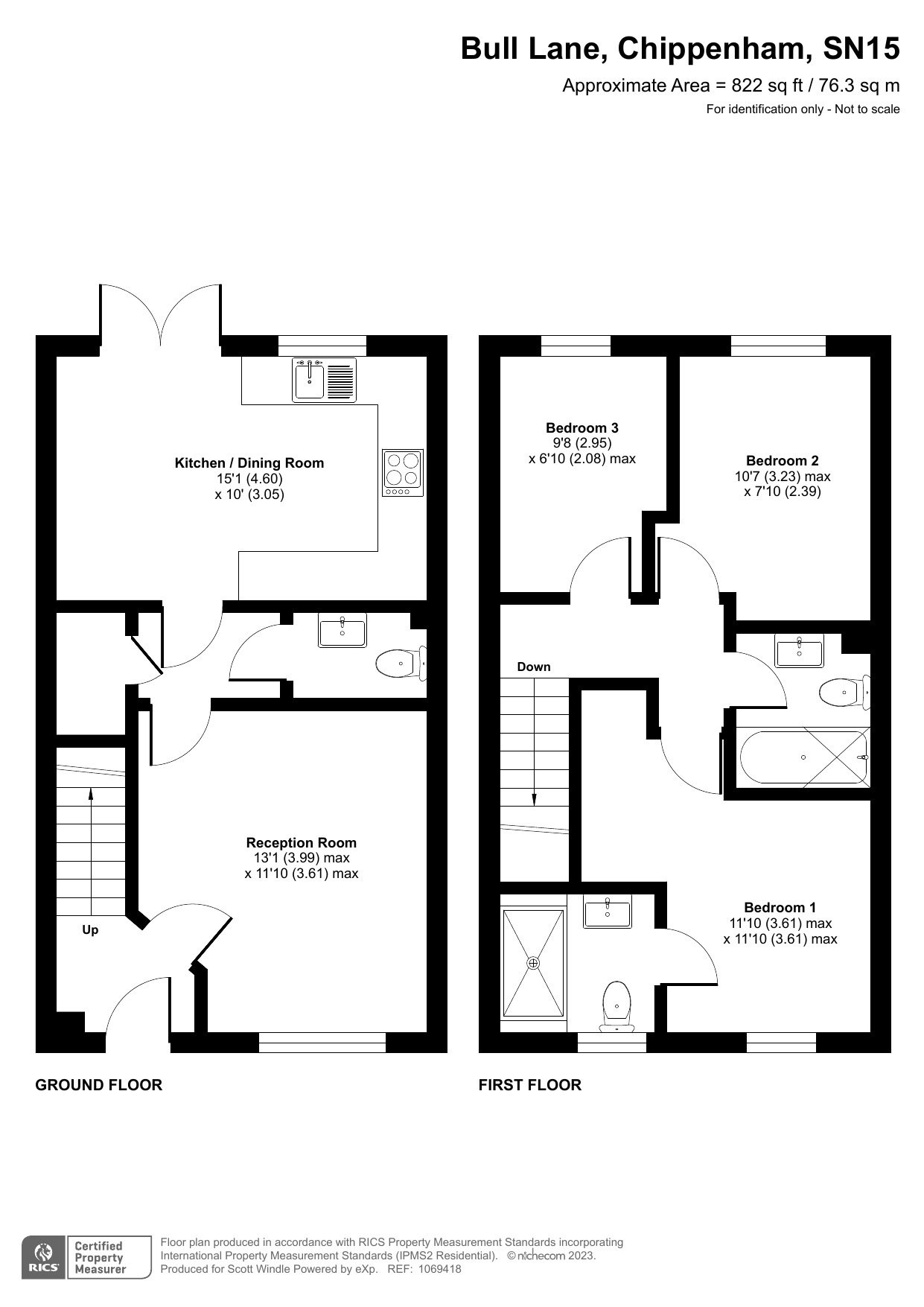 4, Bull Lane, Chippenham floorplan