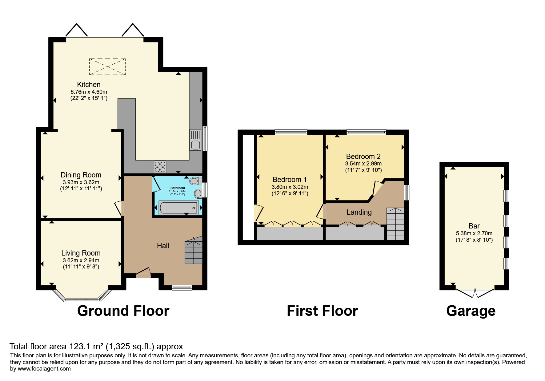 32, Linden Close, York floorplan