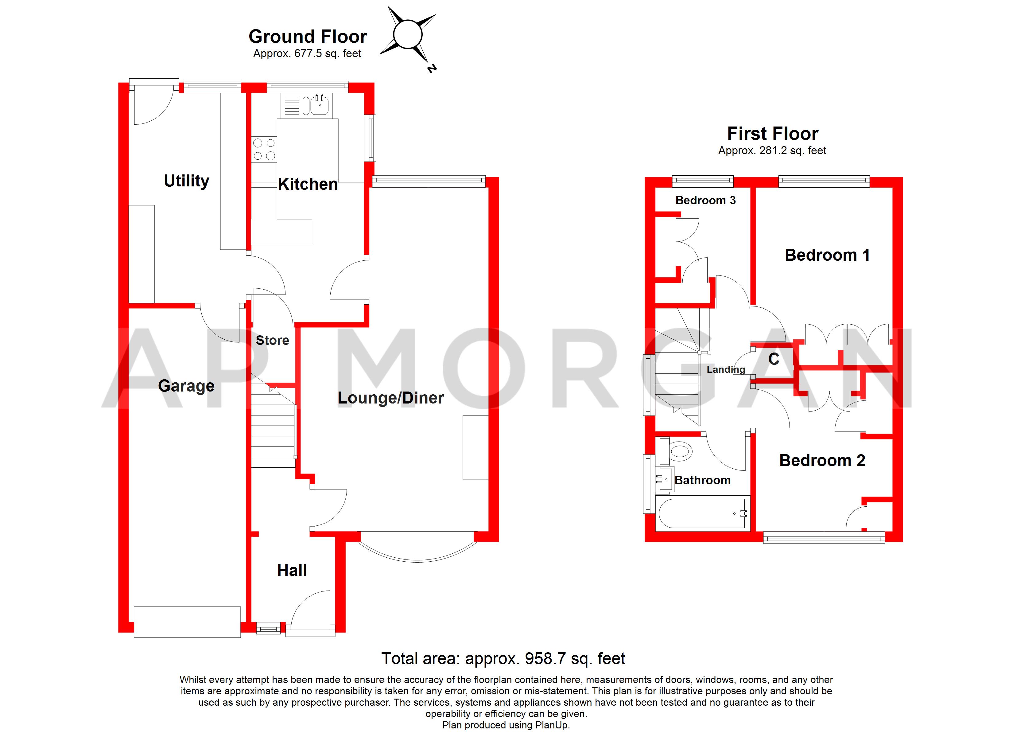 1, Ashdene Gardens, West Midlands floorplan
