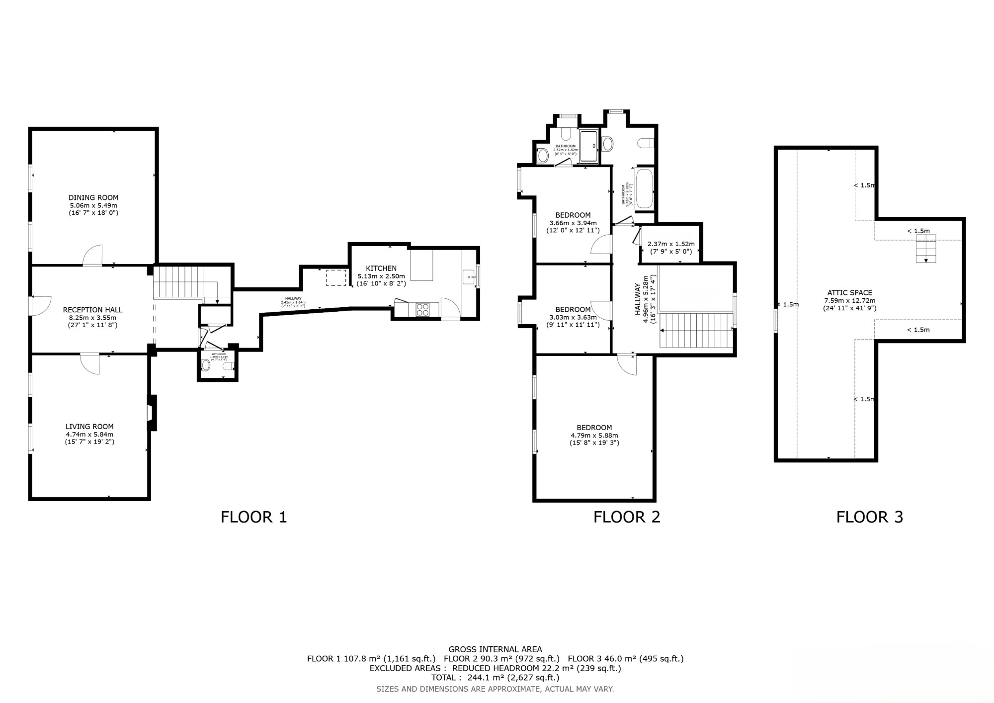 Tourney Hall,, Lydd, Romney Marsh floorplan