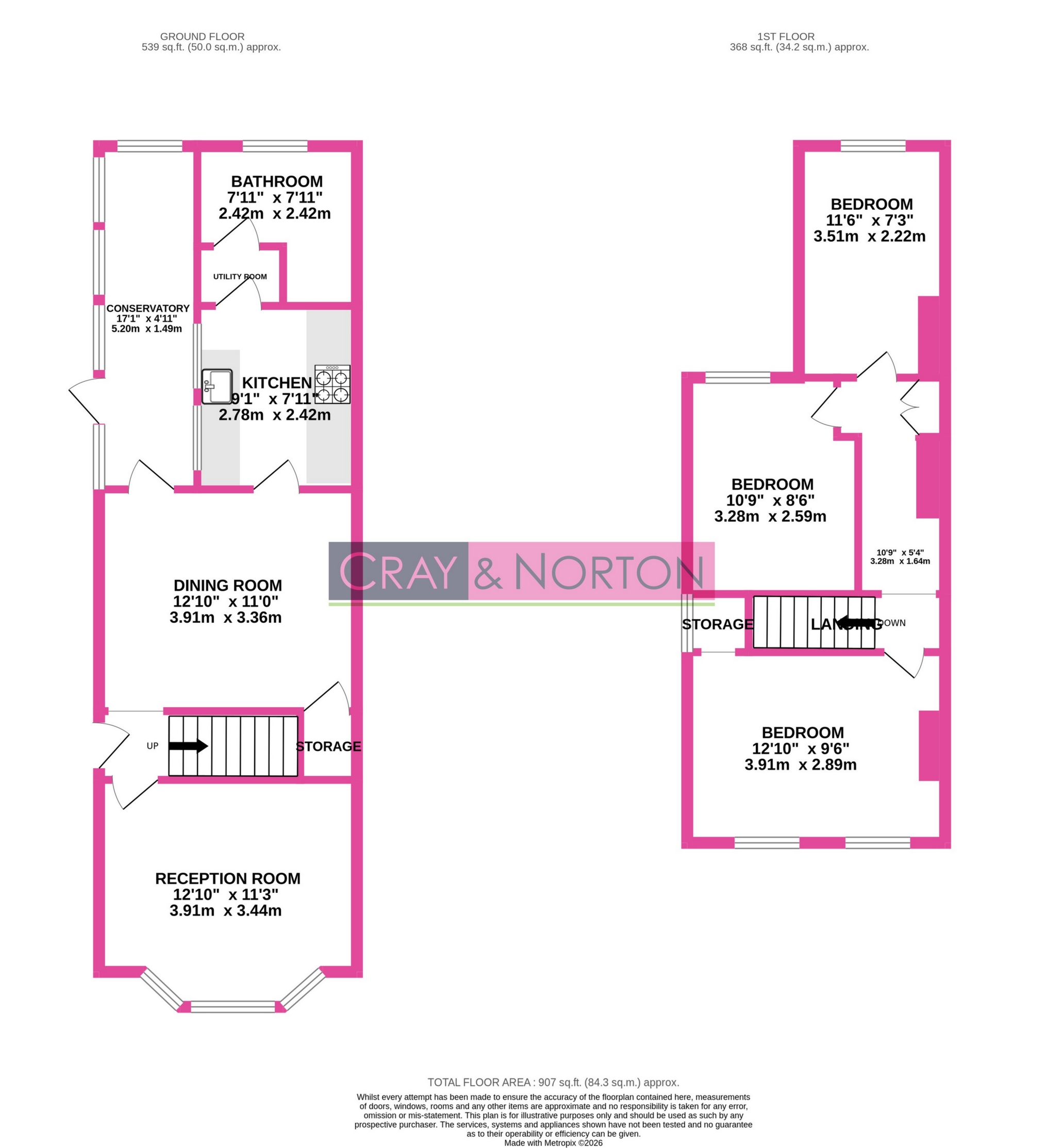 1, Rymer Road, Croydon floorplan