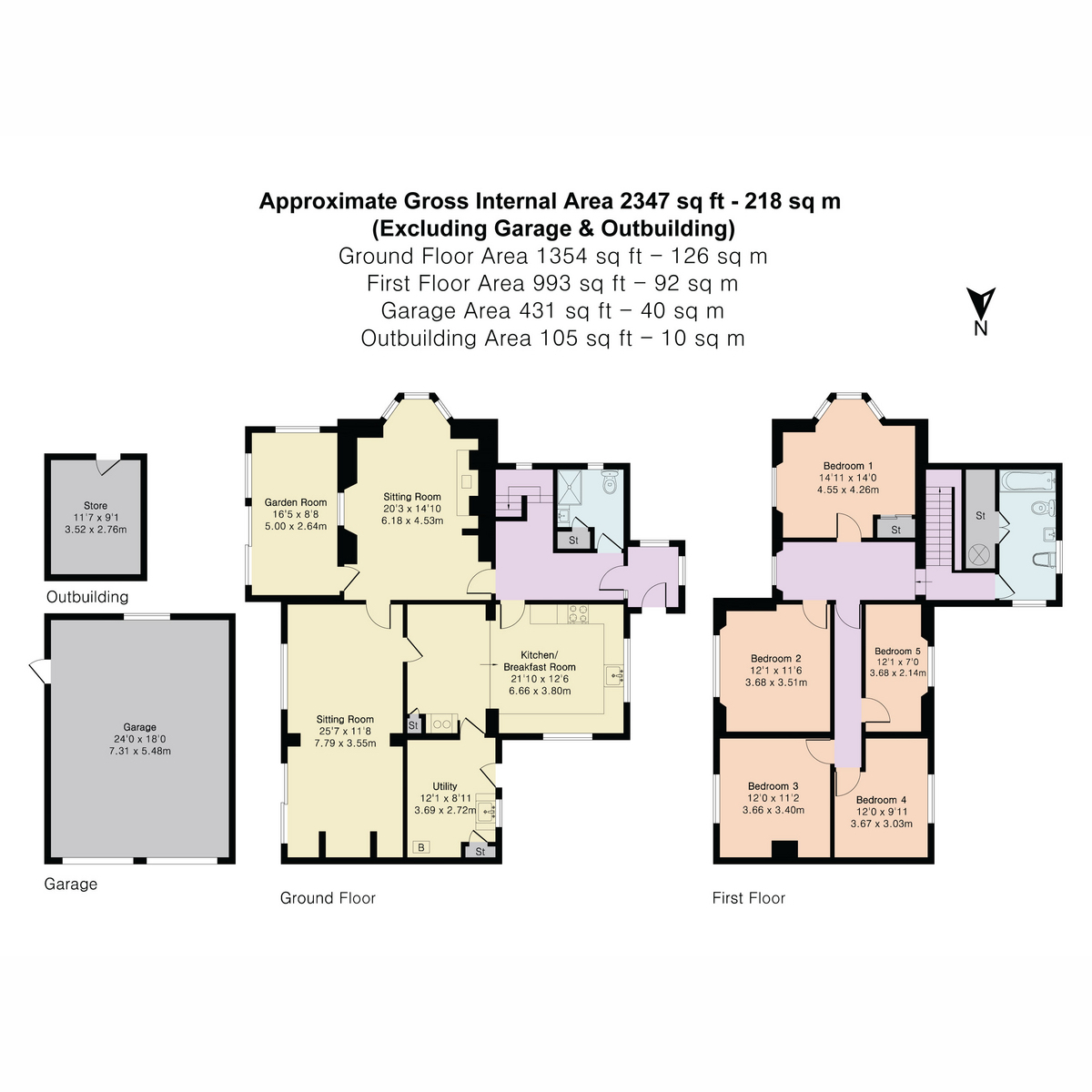 Clayton House, Tarrandean Lane, Perranwell Station floorplan
