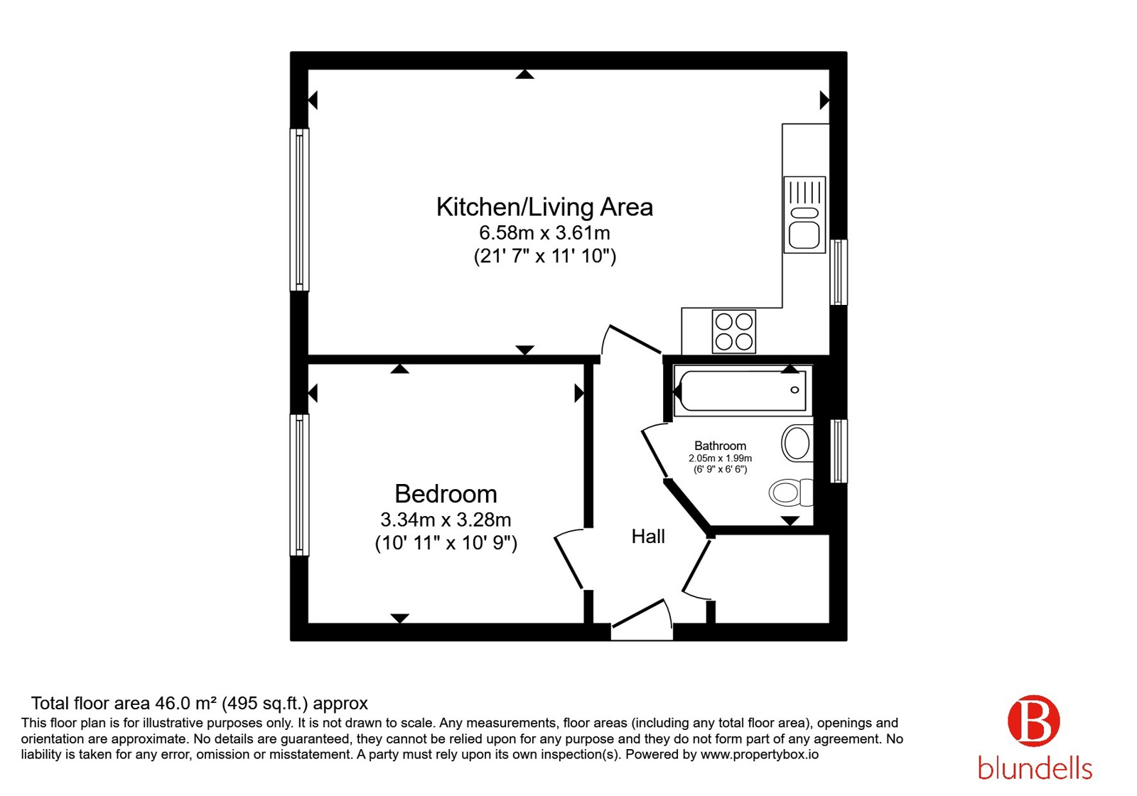9 Freemans Court,, High Street, Sheffield floorplan