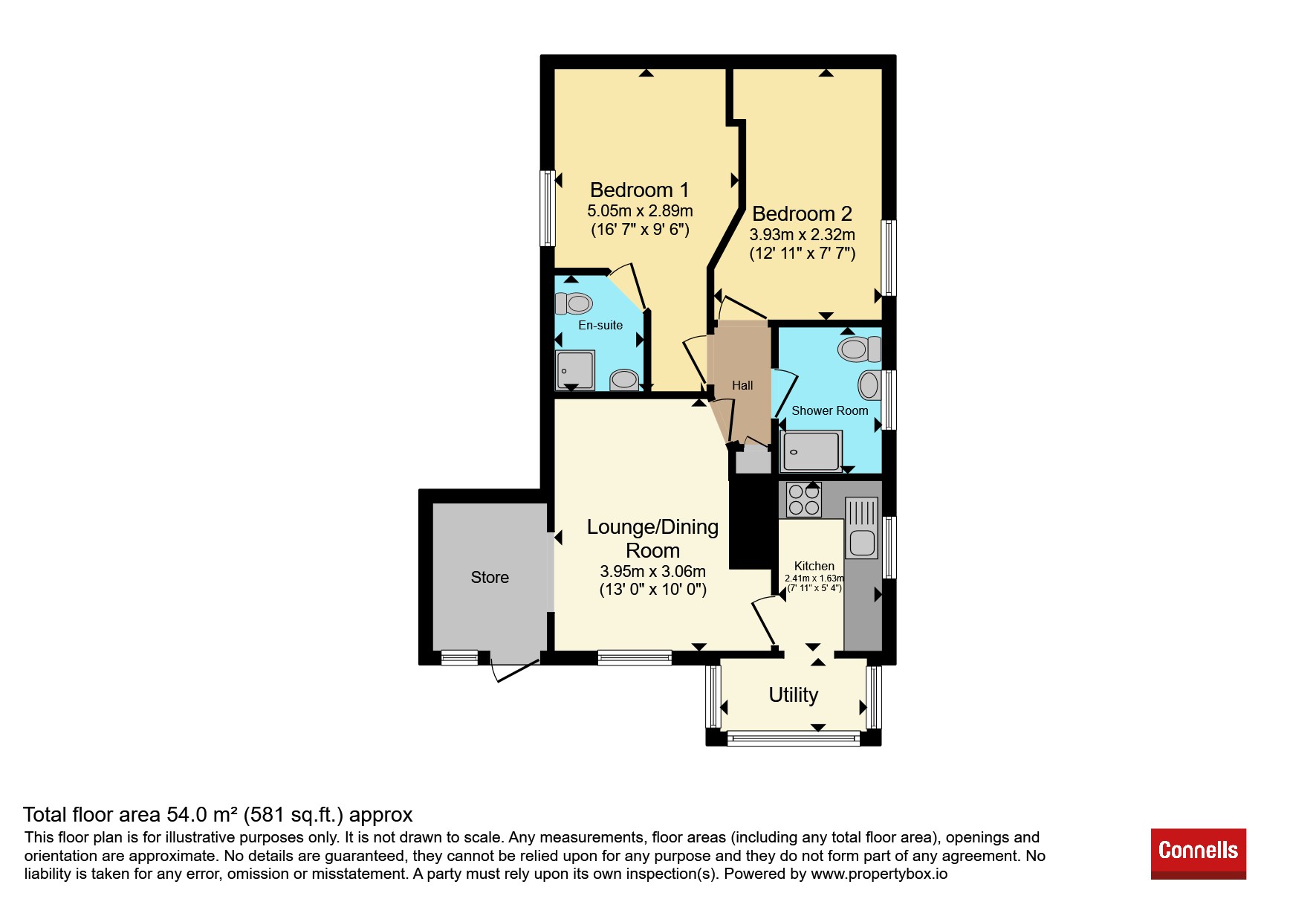 1, Surf, Cliff Park Road, Paignton floorplan