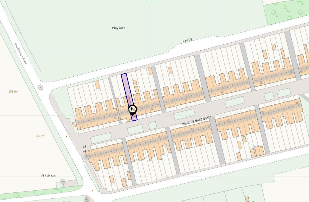 23, Bentinck Road, Chesterfield floorplan