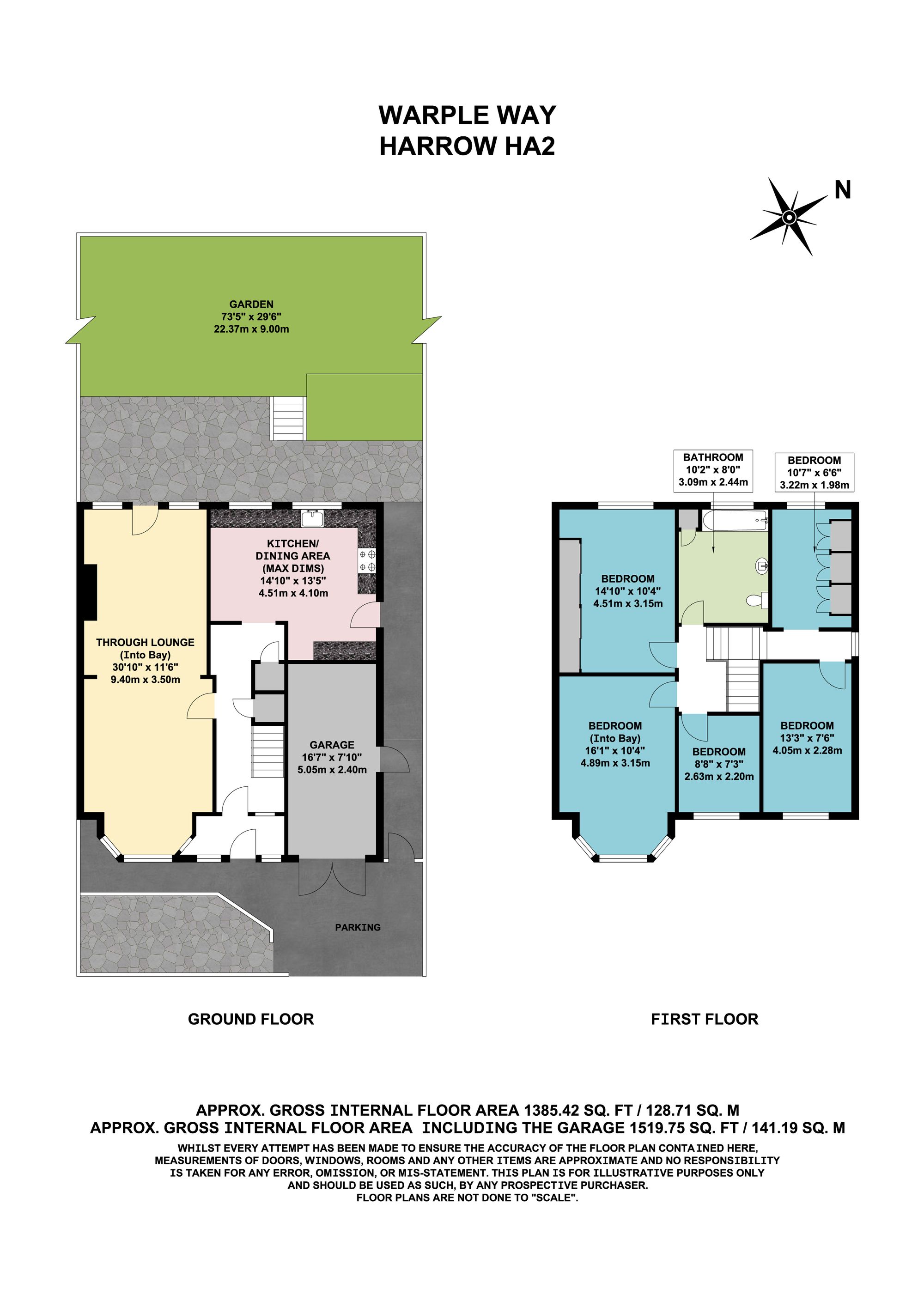 109 Worple Way, Harrow floorplan