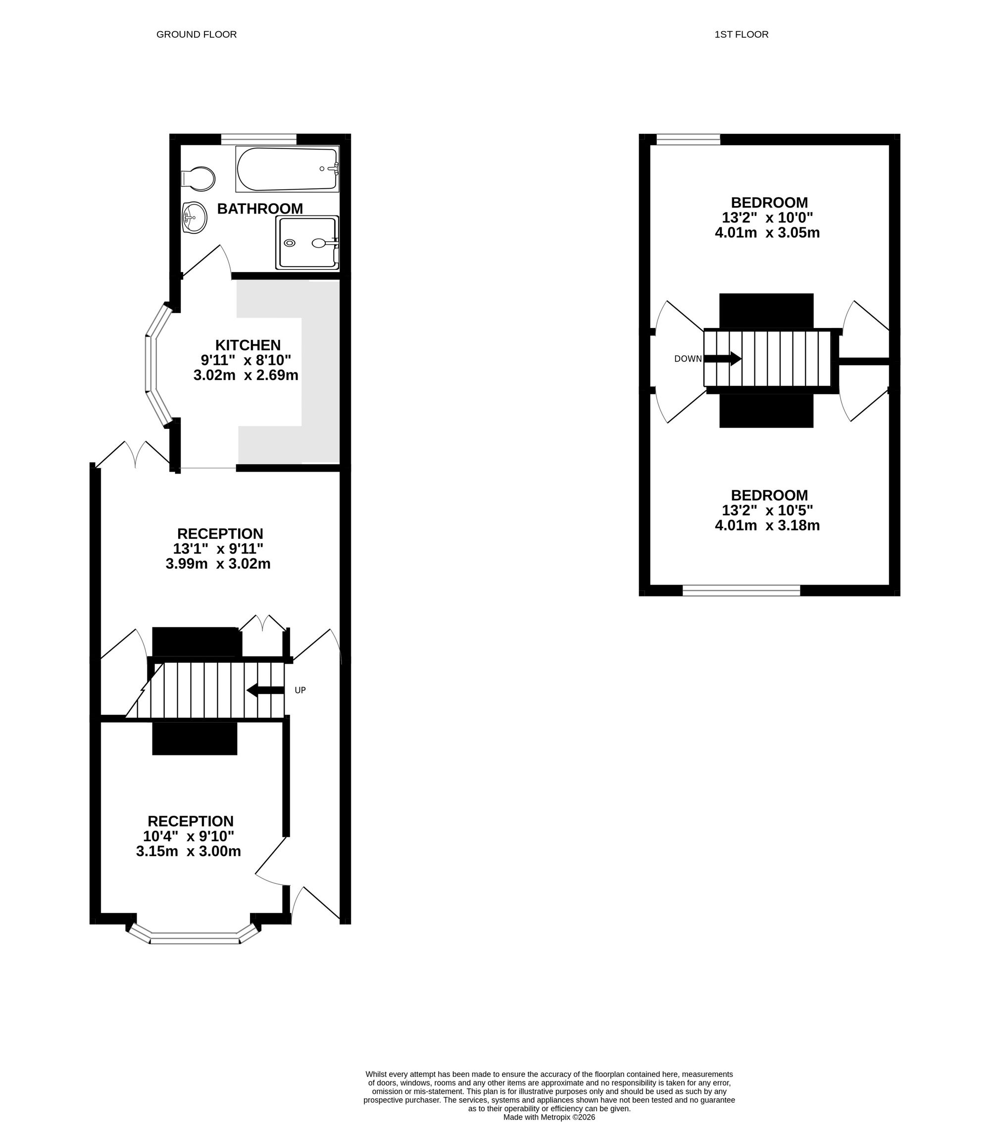 28 Carisbrooke Road, Southsea floorplan
