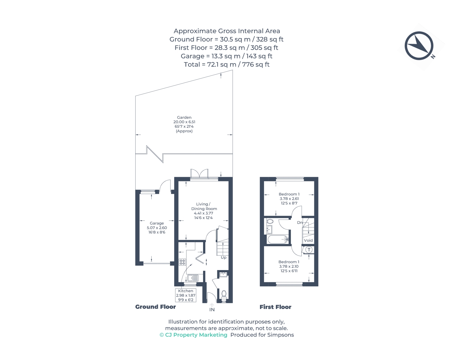 7, Blackwater Way, Didcot floorplan