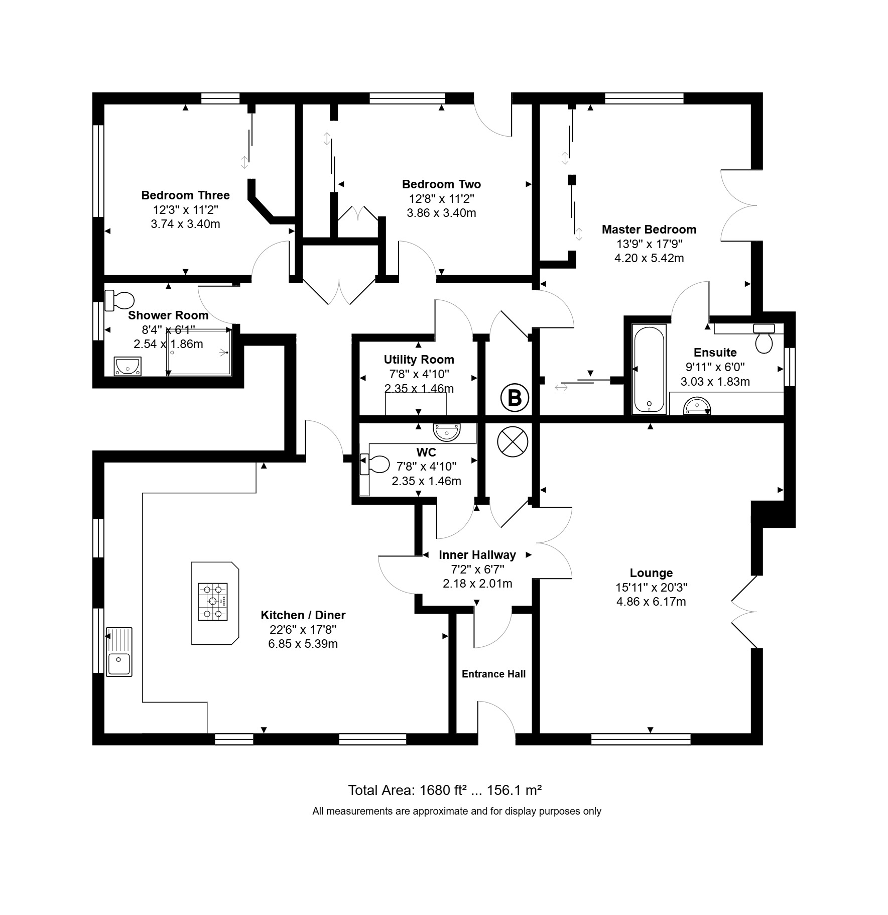 3, The Pavillion, Reading floorplan