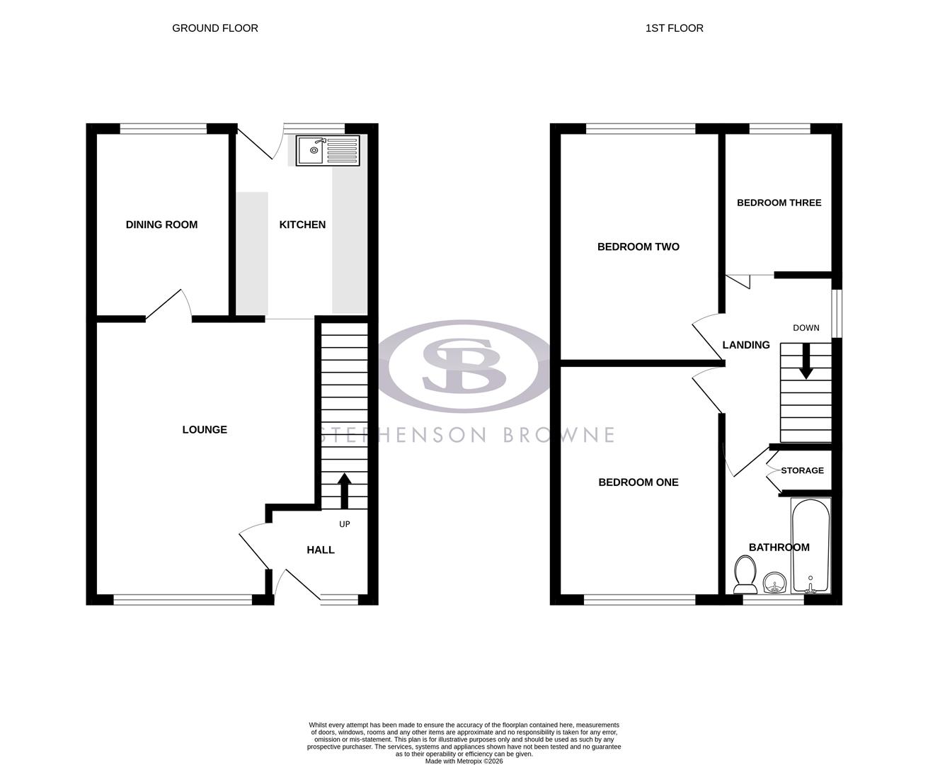7, Wordsworth Way, Alsager floorplan