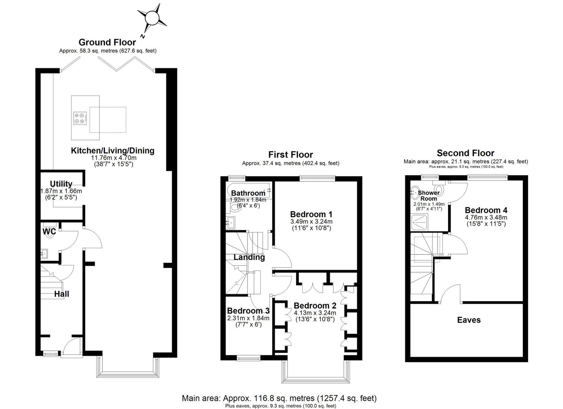 53, Rous Road, Buckhurst Hill floorplan