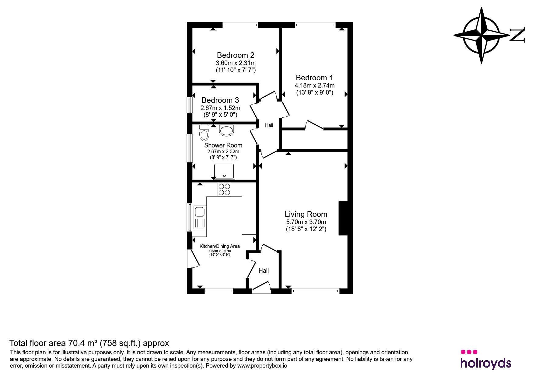 178, Thwaites Brow Road, Keighley floorplan