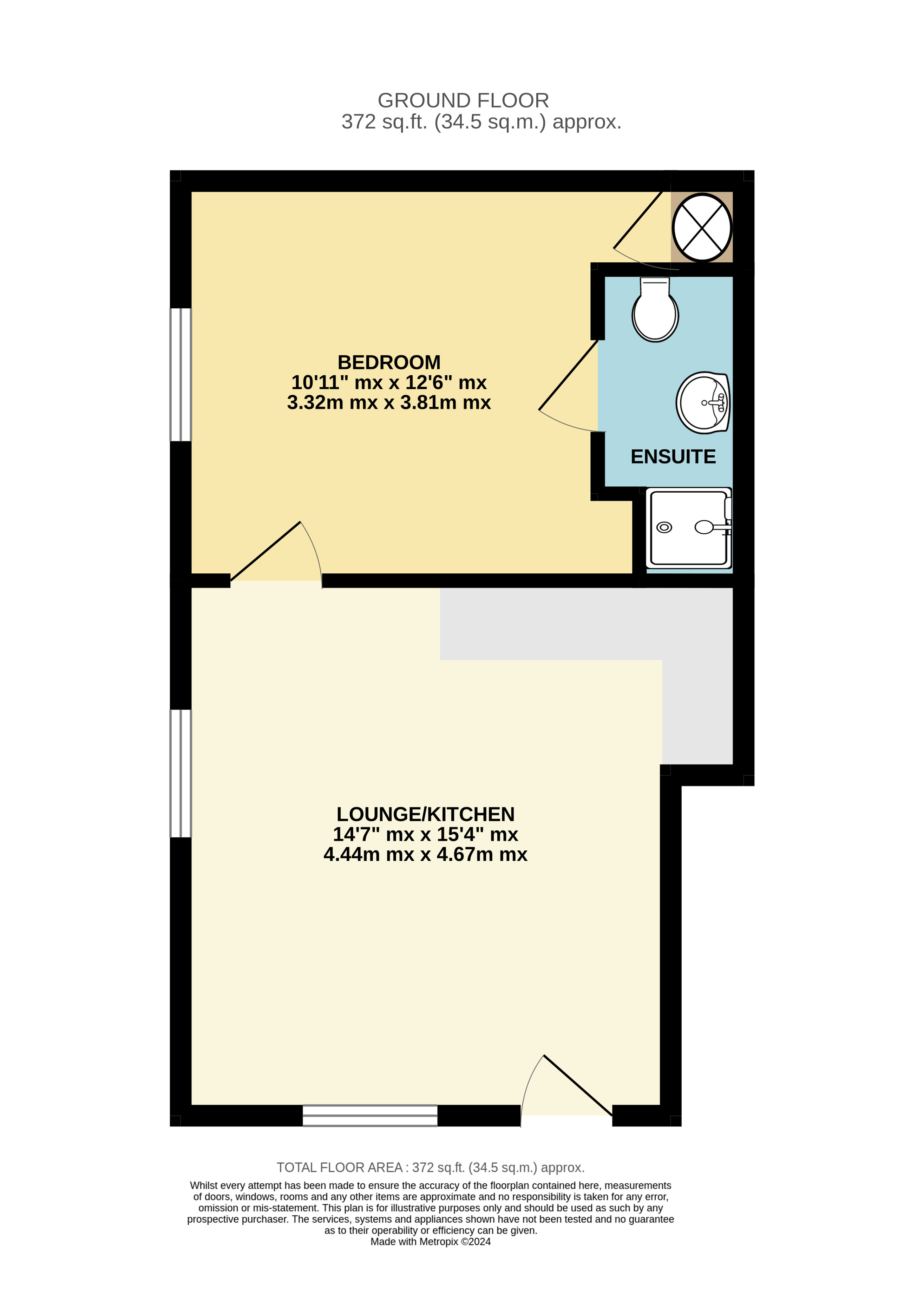 68A, Cobden Street, Worcestershire floorplan