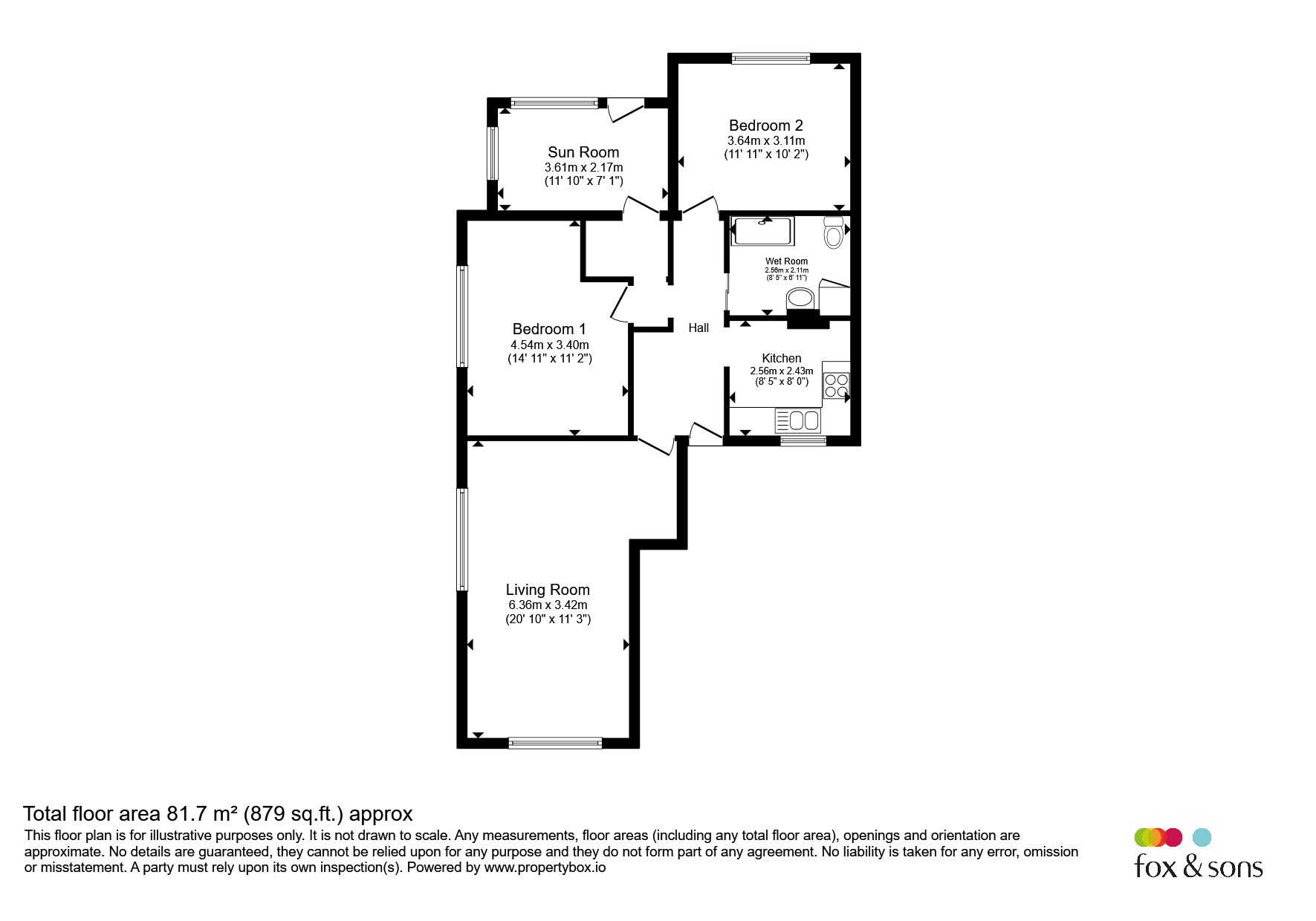 Flat 2, St Rode, London Road, St. Leonards-On-Sea floorplan