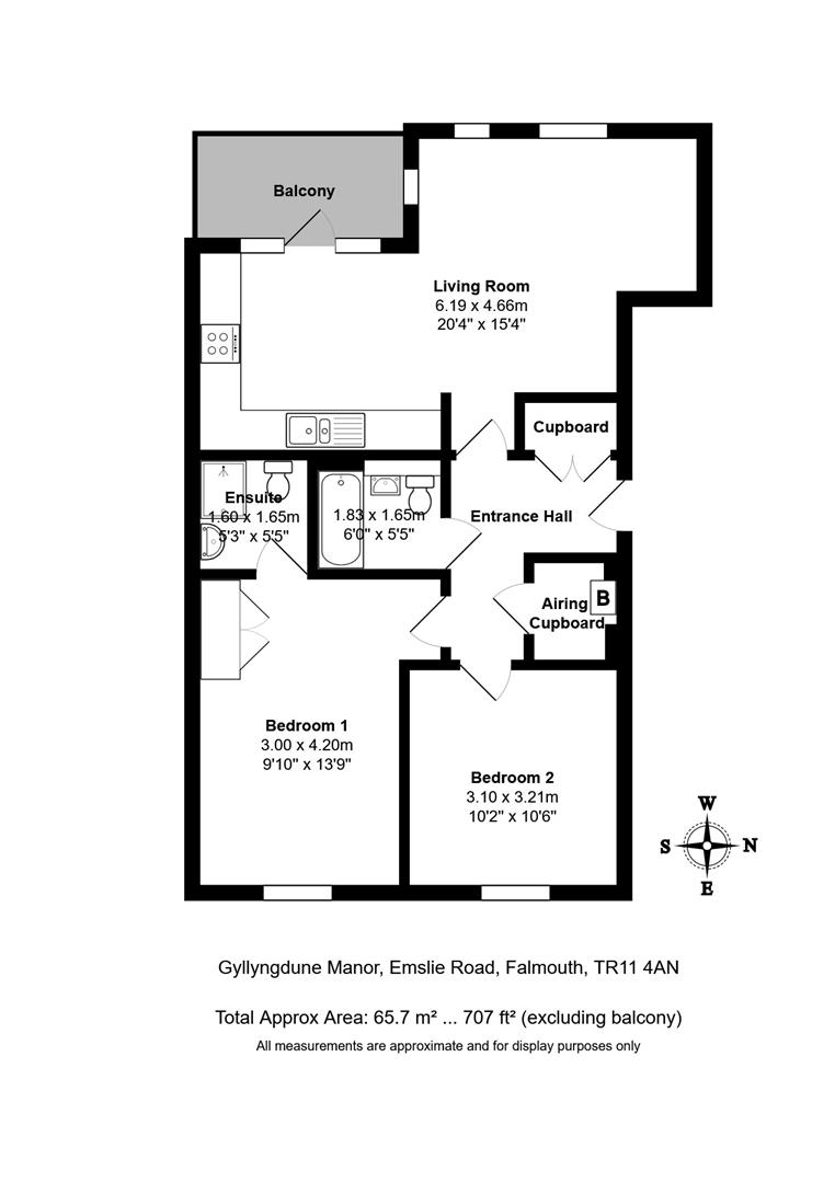 19 Gyllyngdune Manor, Emslie Road, Falmouth floorplan