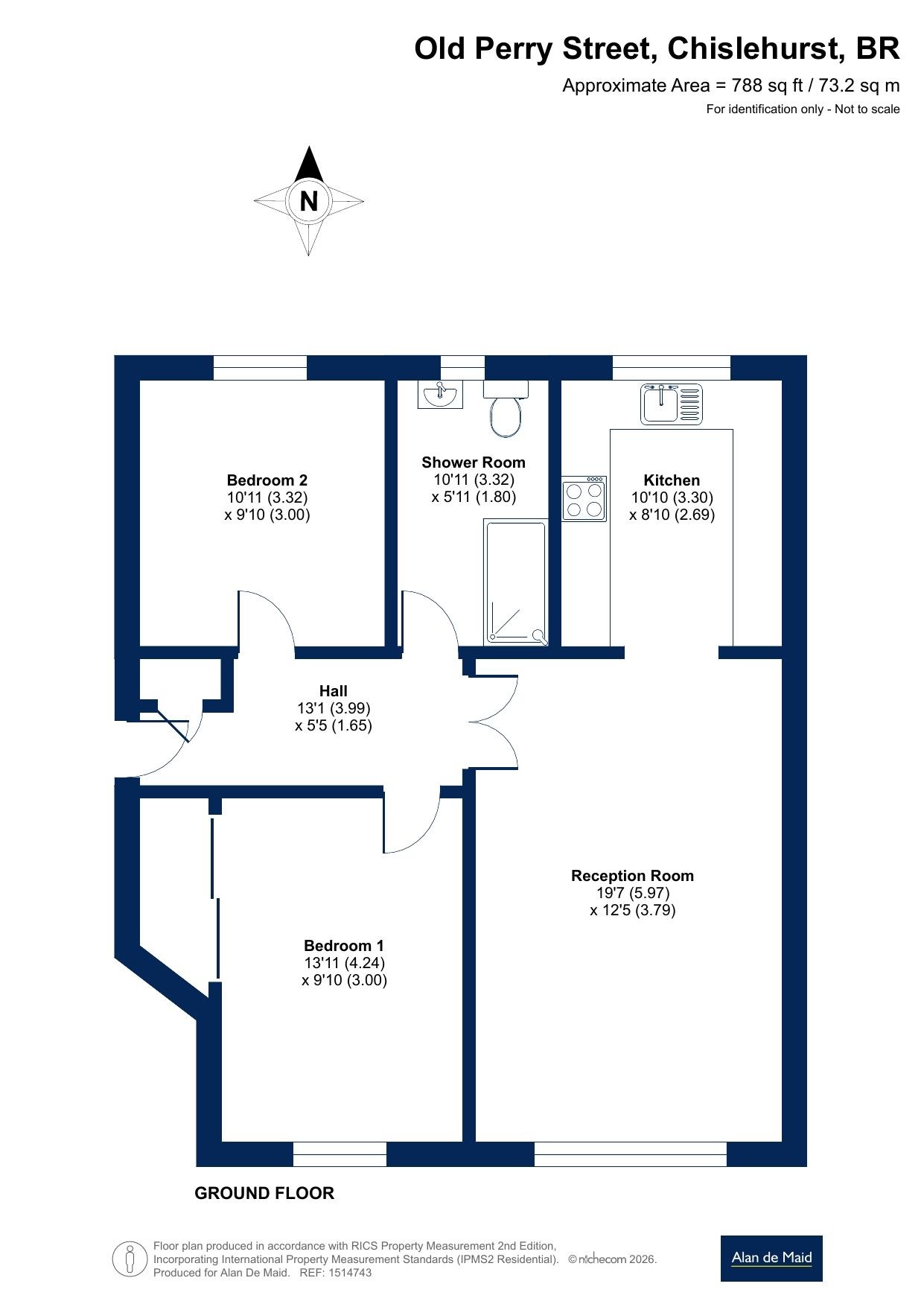 1 Wykeham Court,, Old Perry Street, Chislehurst floorplan