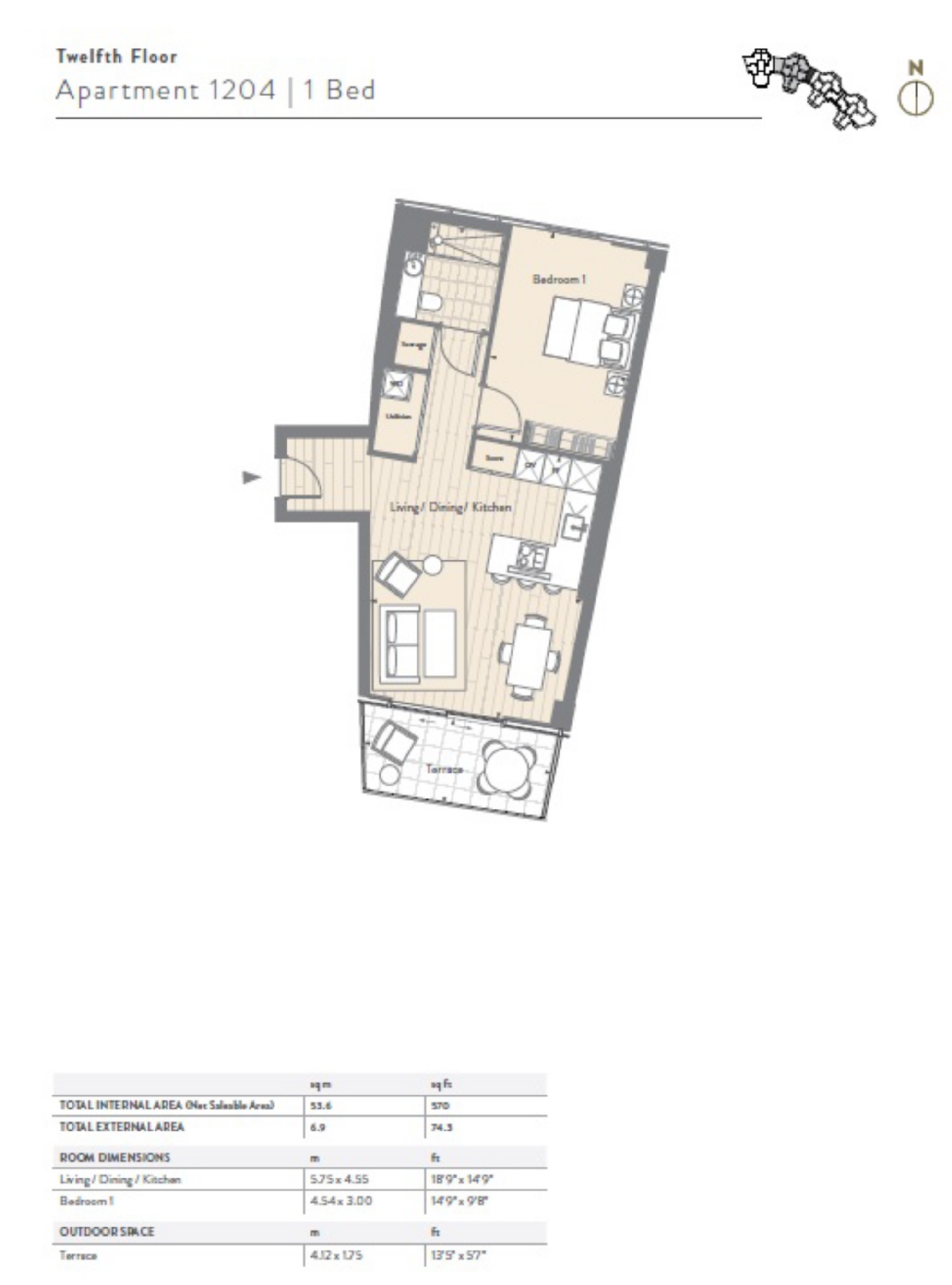 1 Bedrooms Flat for sale in North Wharf Road, London W2