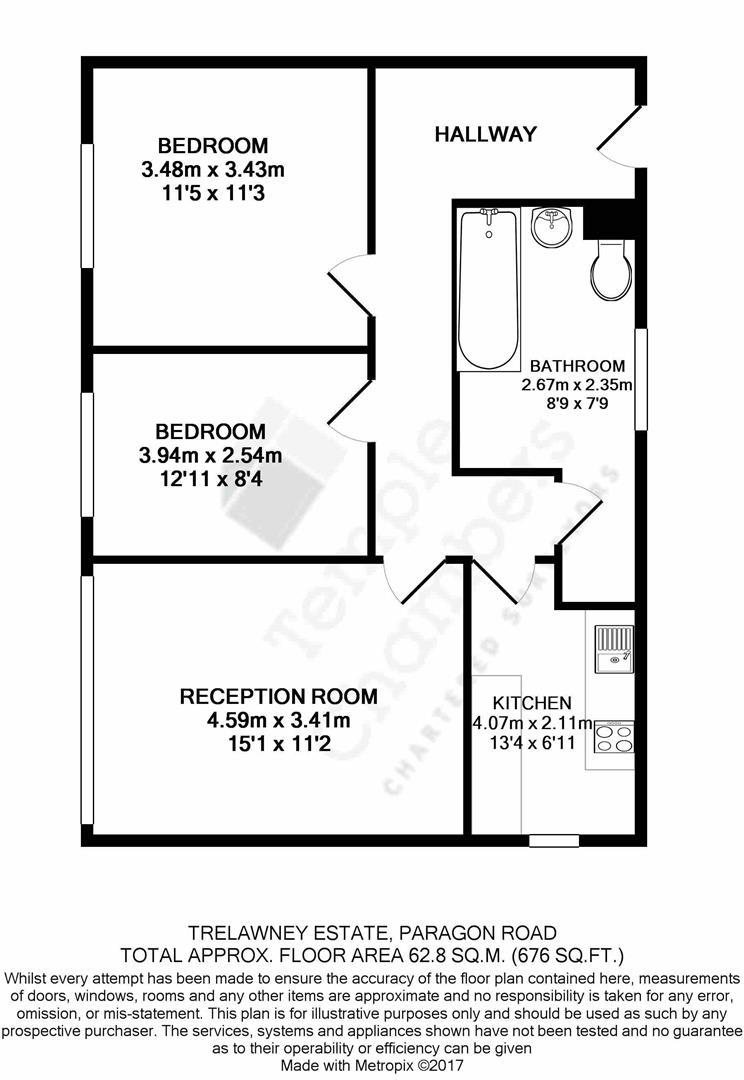 Trelawney Estate, 175, Paragon Road, London floorplan