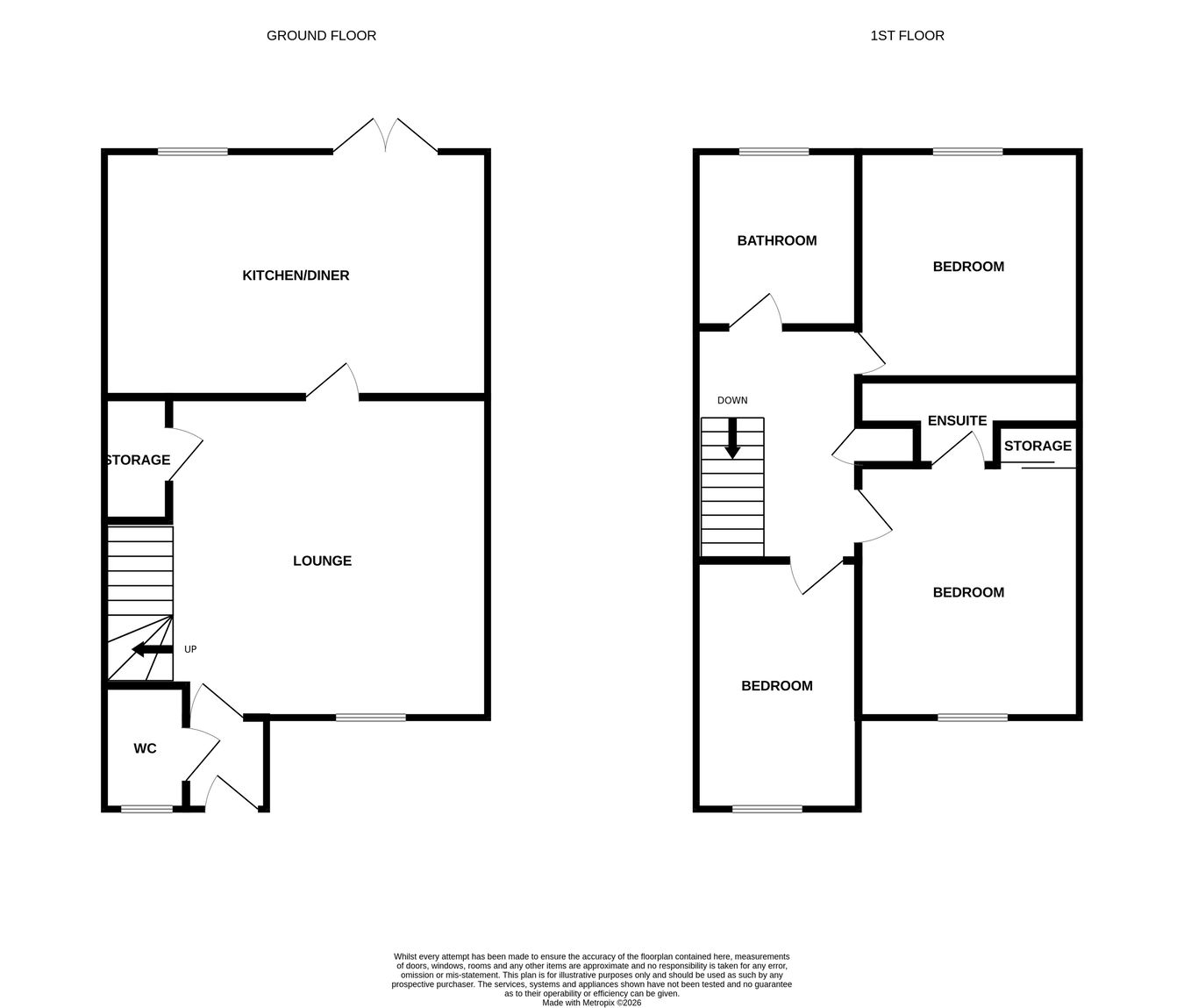 112, Hilton Road, Cowdenbeath floorplan