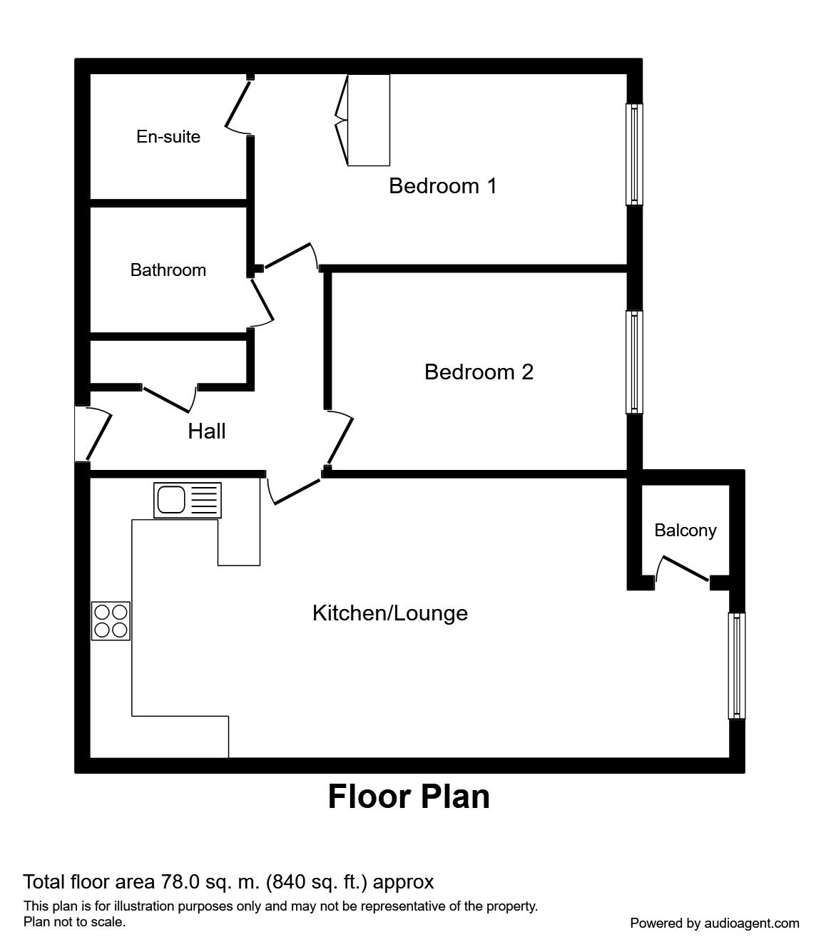 2 Bedrooms Flat to rent in 51 Whitworth Street West, Manchester M1