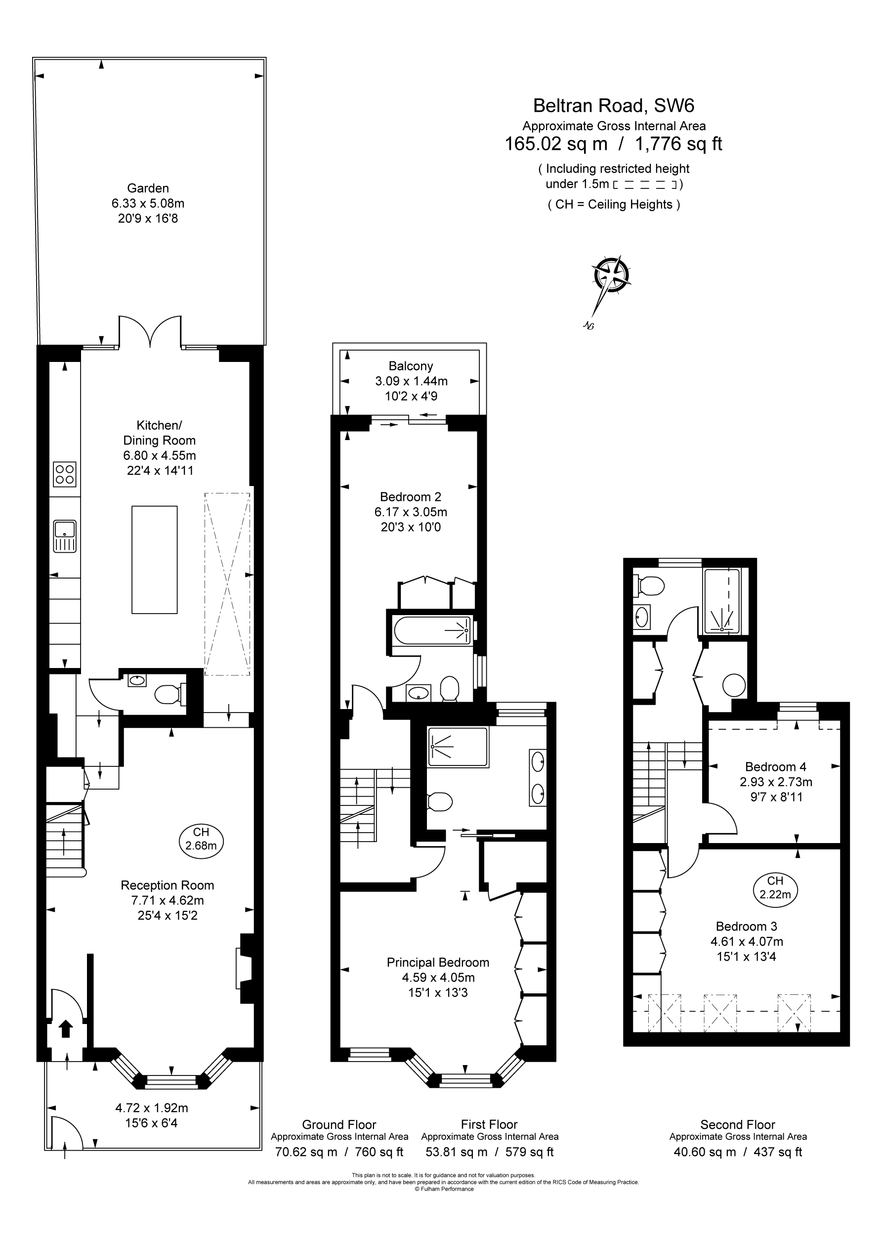 Beltran Road, London floorplan