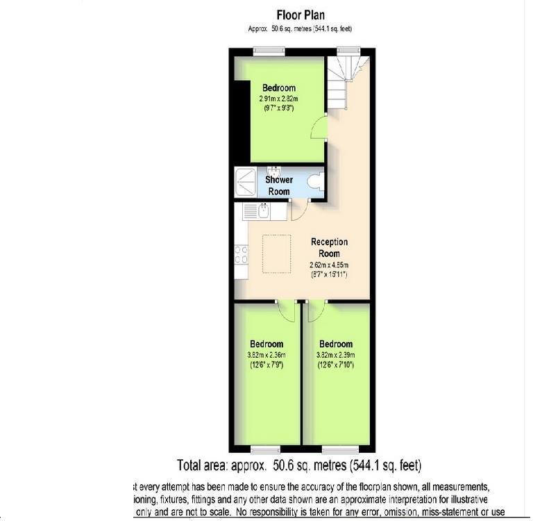 3 Bedrooms Flat to rent in Barking Road, London E13