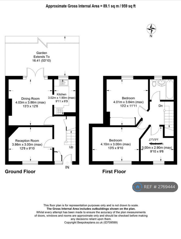 Fleming Mead, Mitcham floorplan