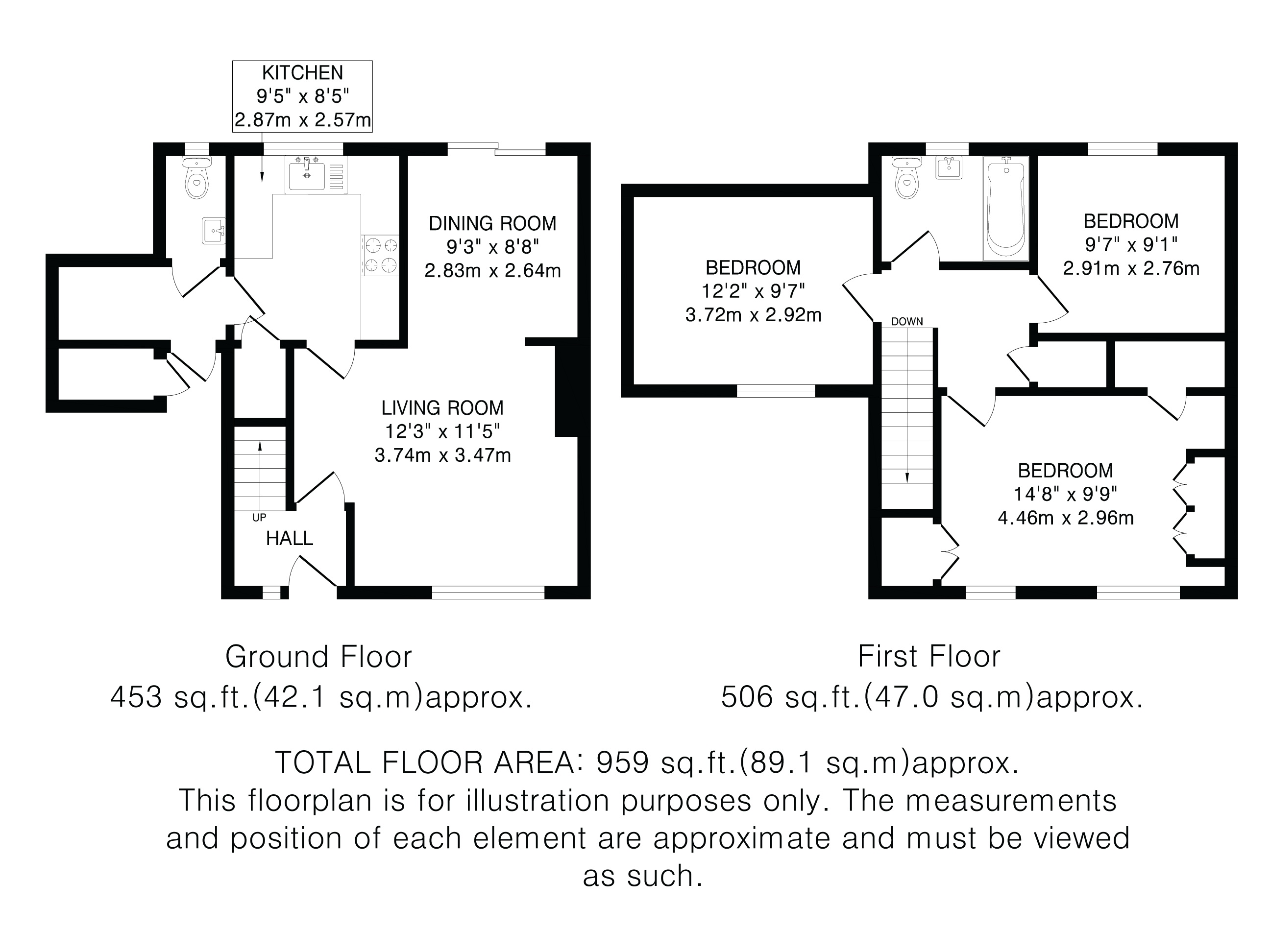 78, Harwood Hill, Welwyn Garden City floorplan