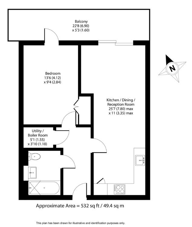 Moore Court, Howard Road, Stanmore floorplan