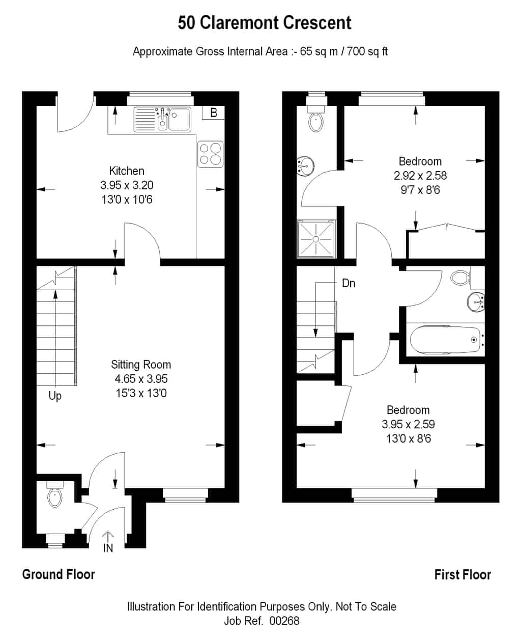 2 Bedrooms Semi-detached house to rent in Claremont Crescent, Newbury RG14