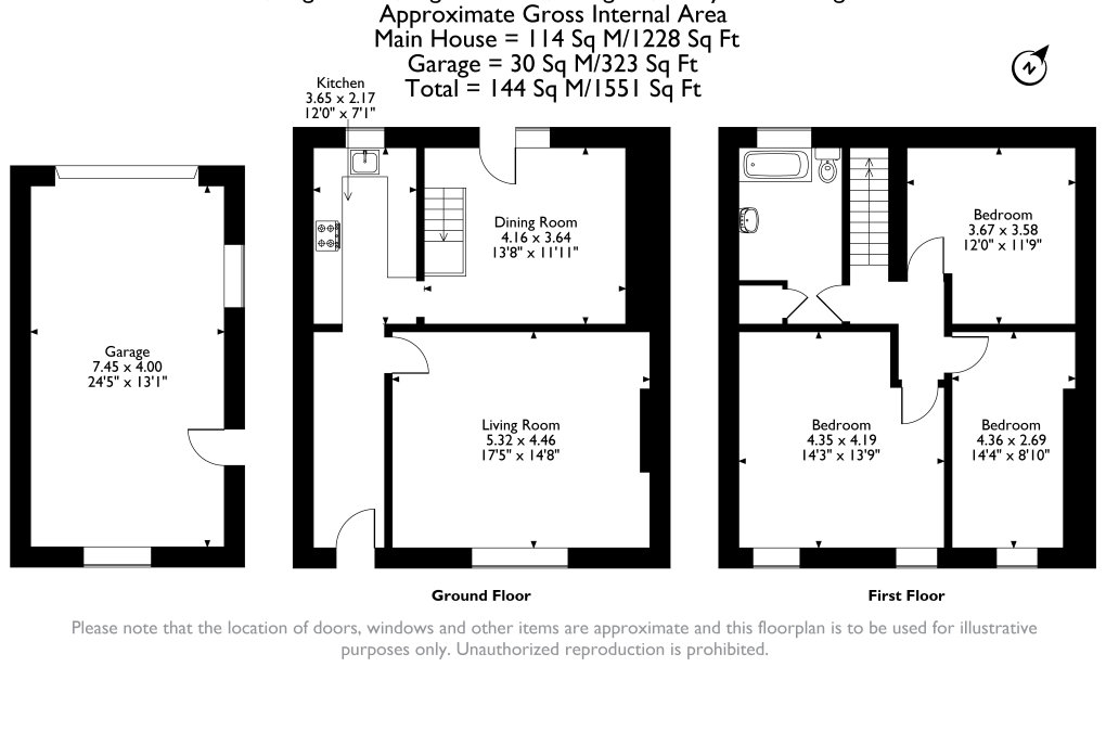 110, High Street, Ogmore Vale floorplan