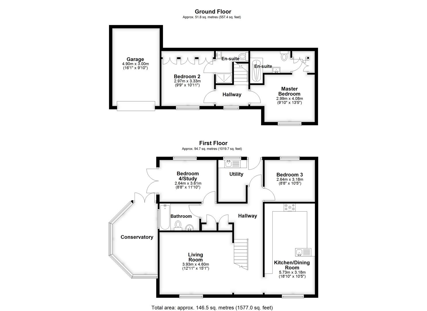 11, Hillside, Portbury floorplan