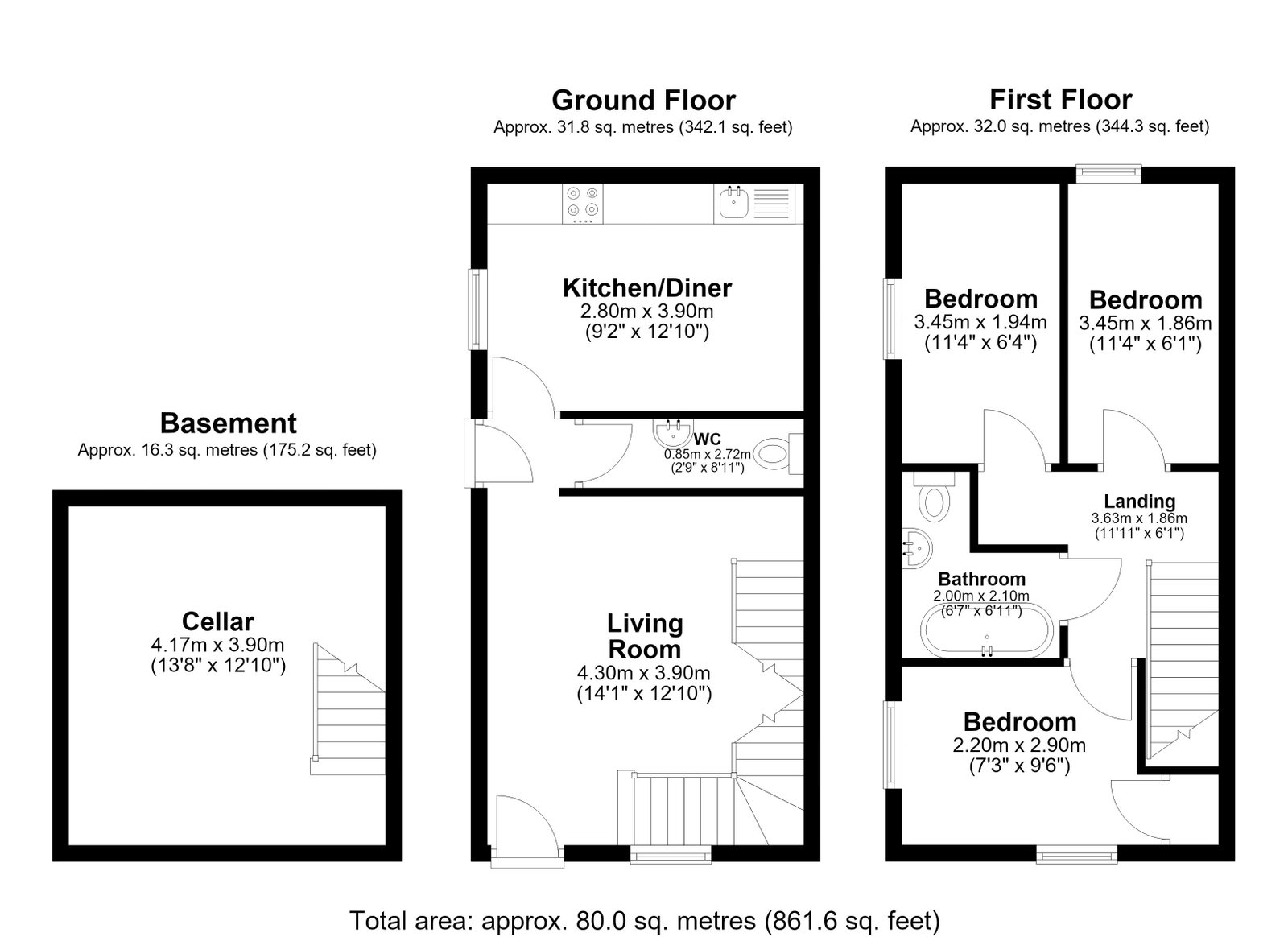 Holyoake Street, Burnley floorplan