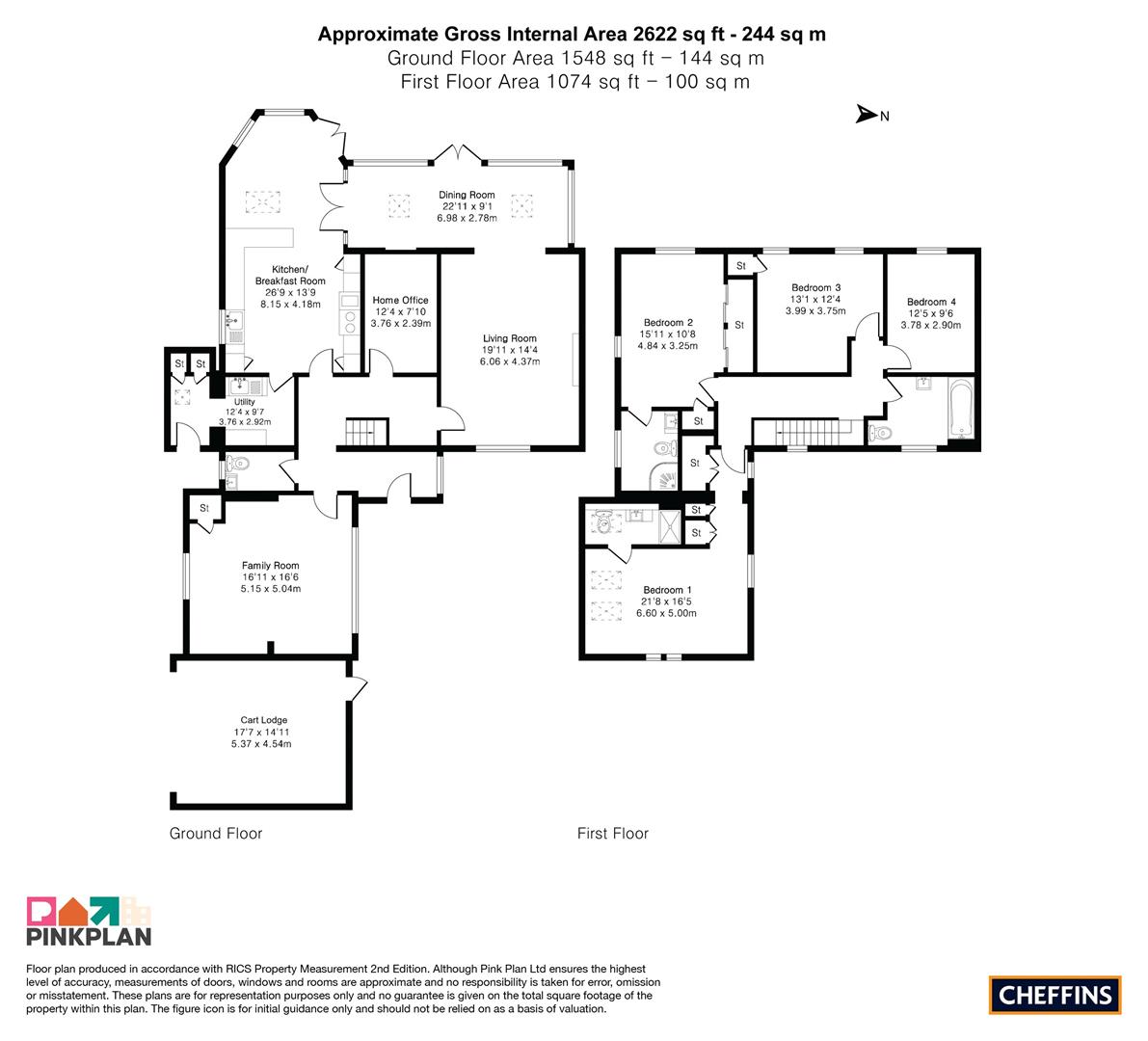 1, Stukeley Close, Cambridge floorplan