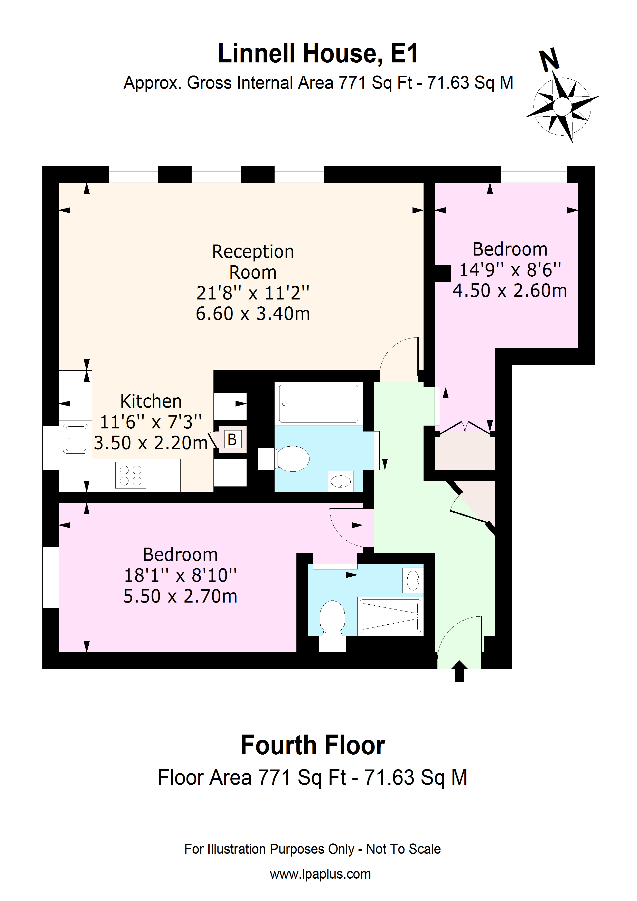 2 Bedrooms Flat to rent in Folgate Street, Shoreditch, London E1