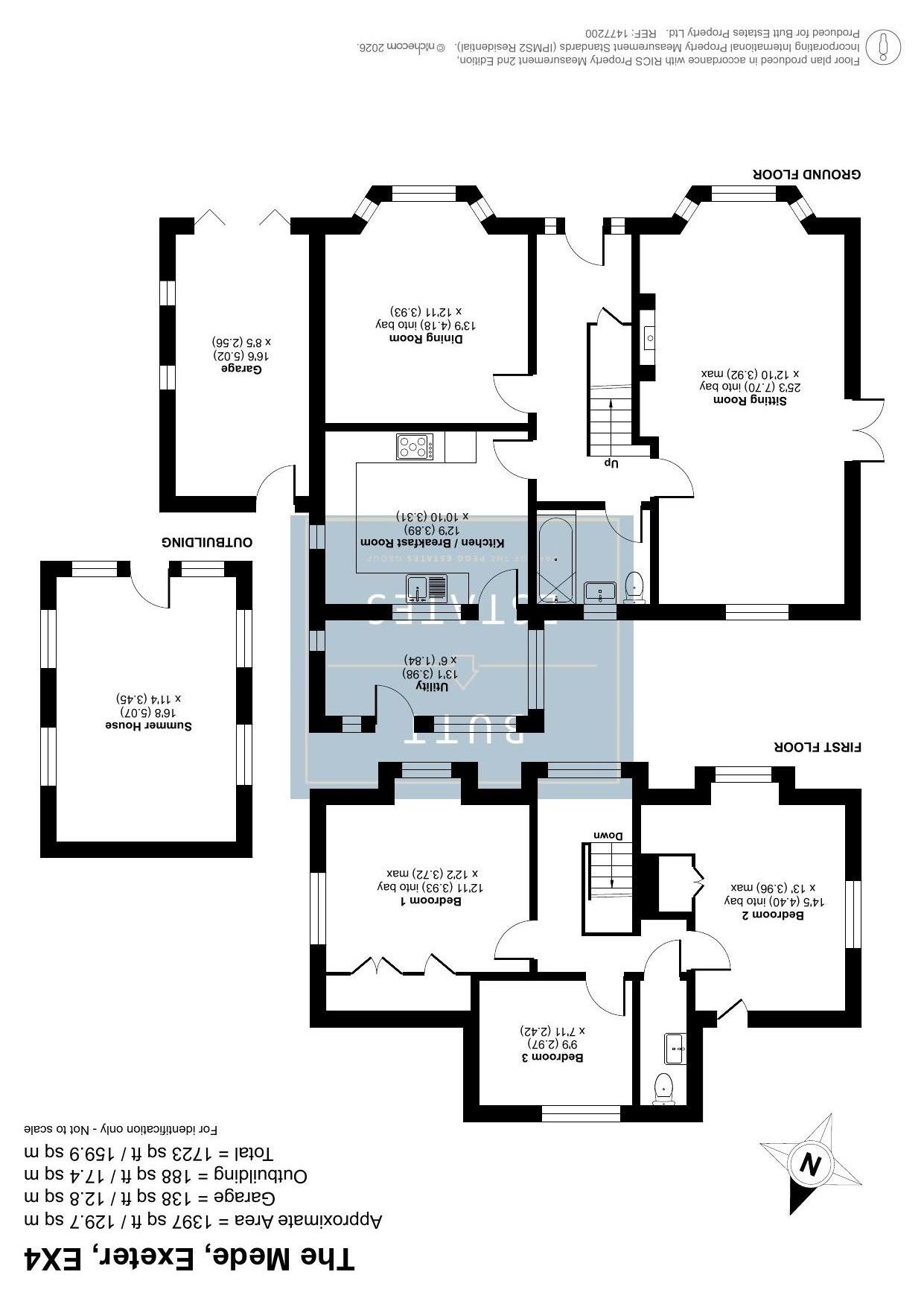 9 The Mede, Exeter floorplan