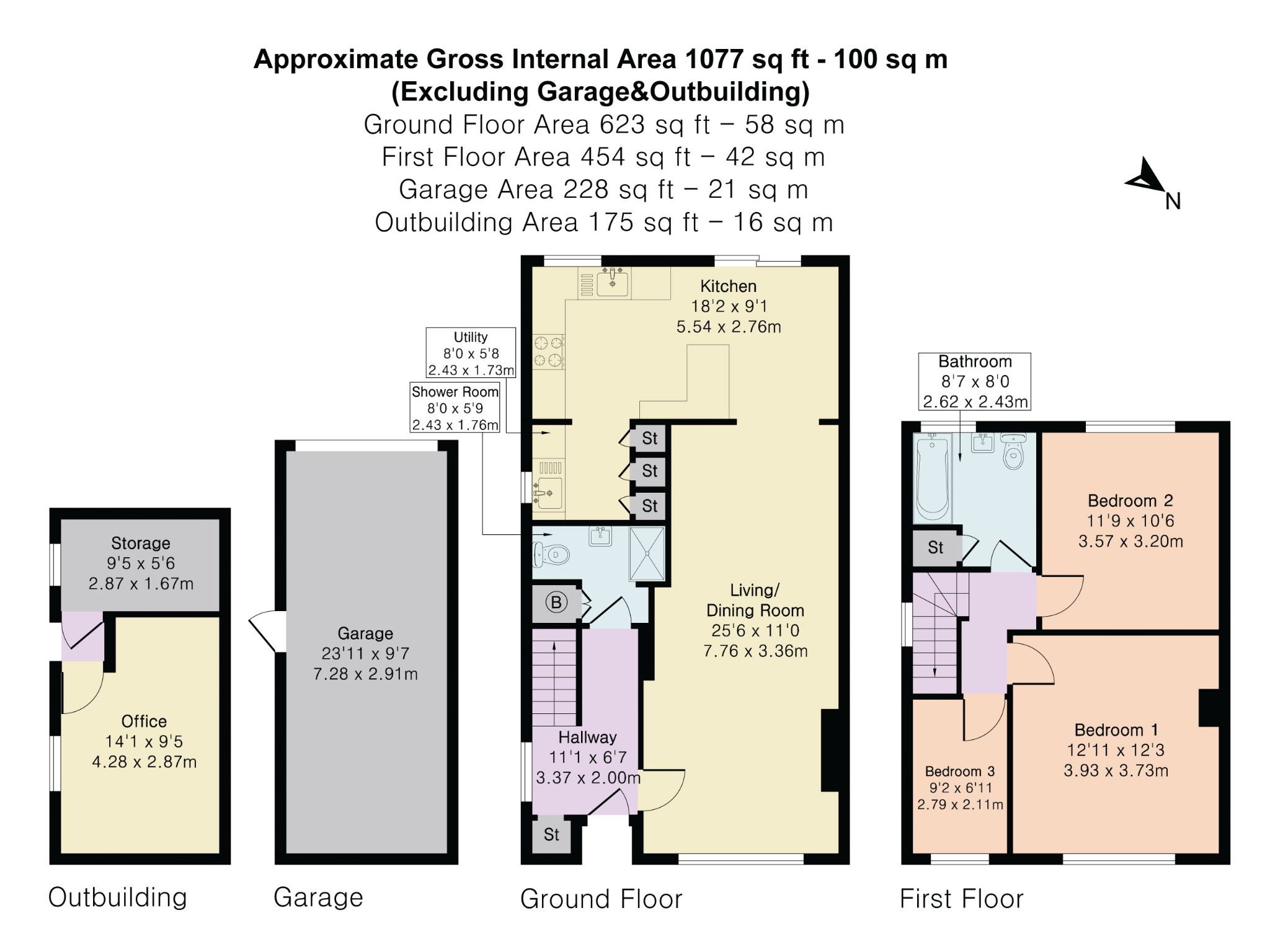 1 Westland Drive, Brookmans Park floorplan