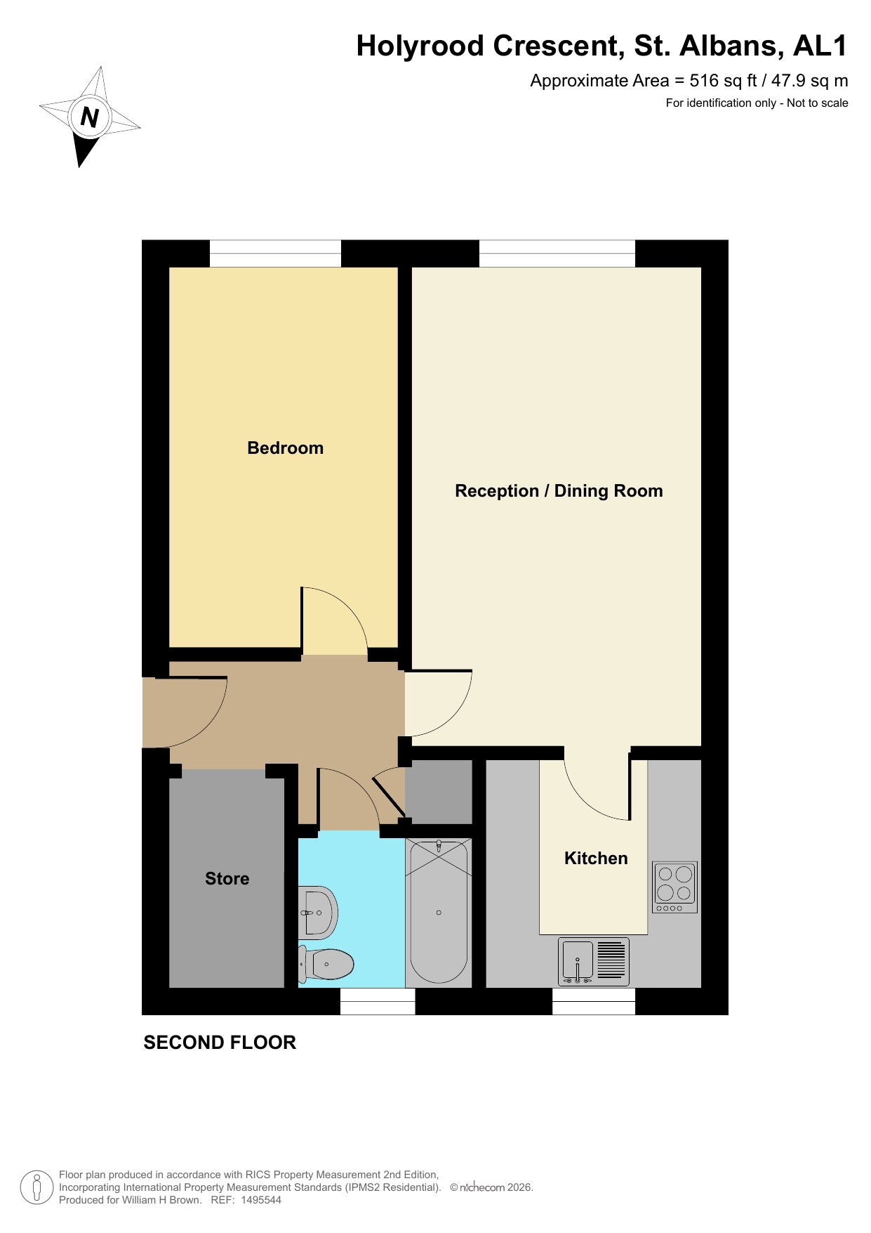 75, Holyrood Crescent, St. Albans floorplan