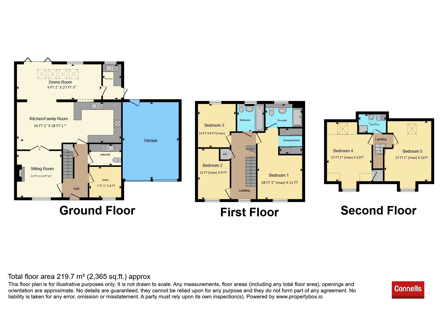 31, Flint Close, Southam floorplan