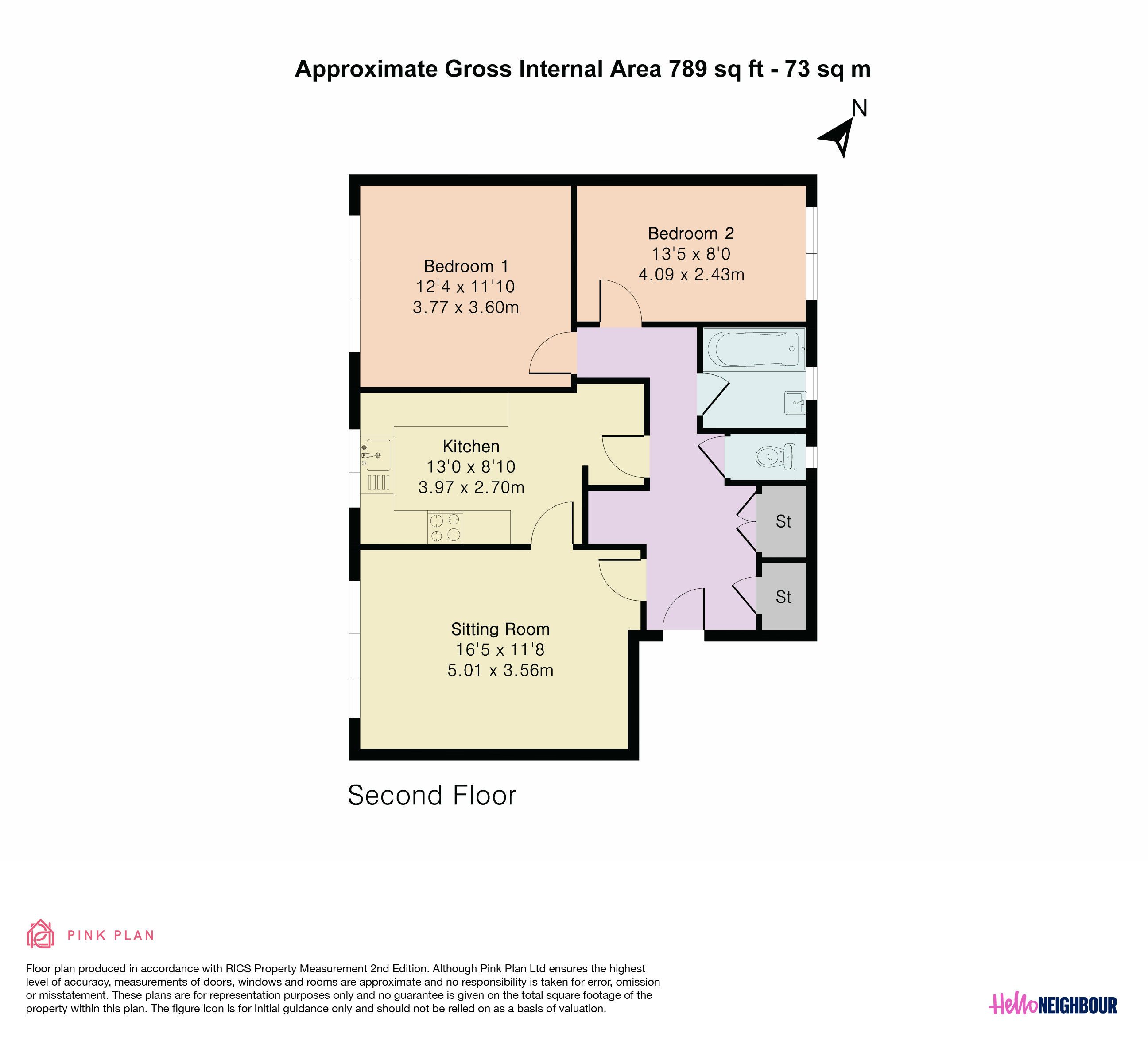 Karen Court, Grove Lane, London floorplan