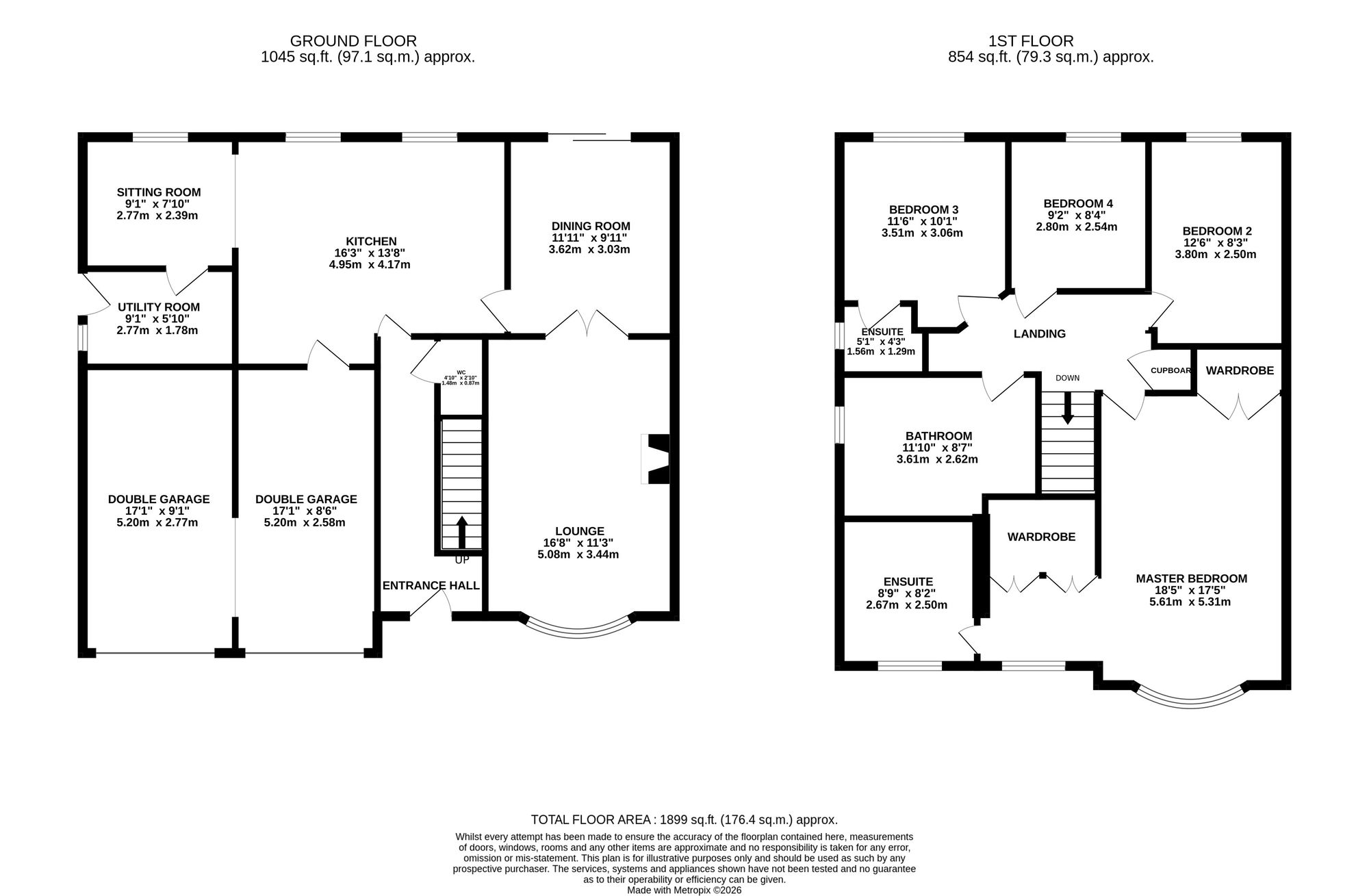 11 Hugo Way, Market Drayton floorplan
