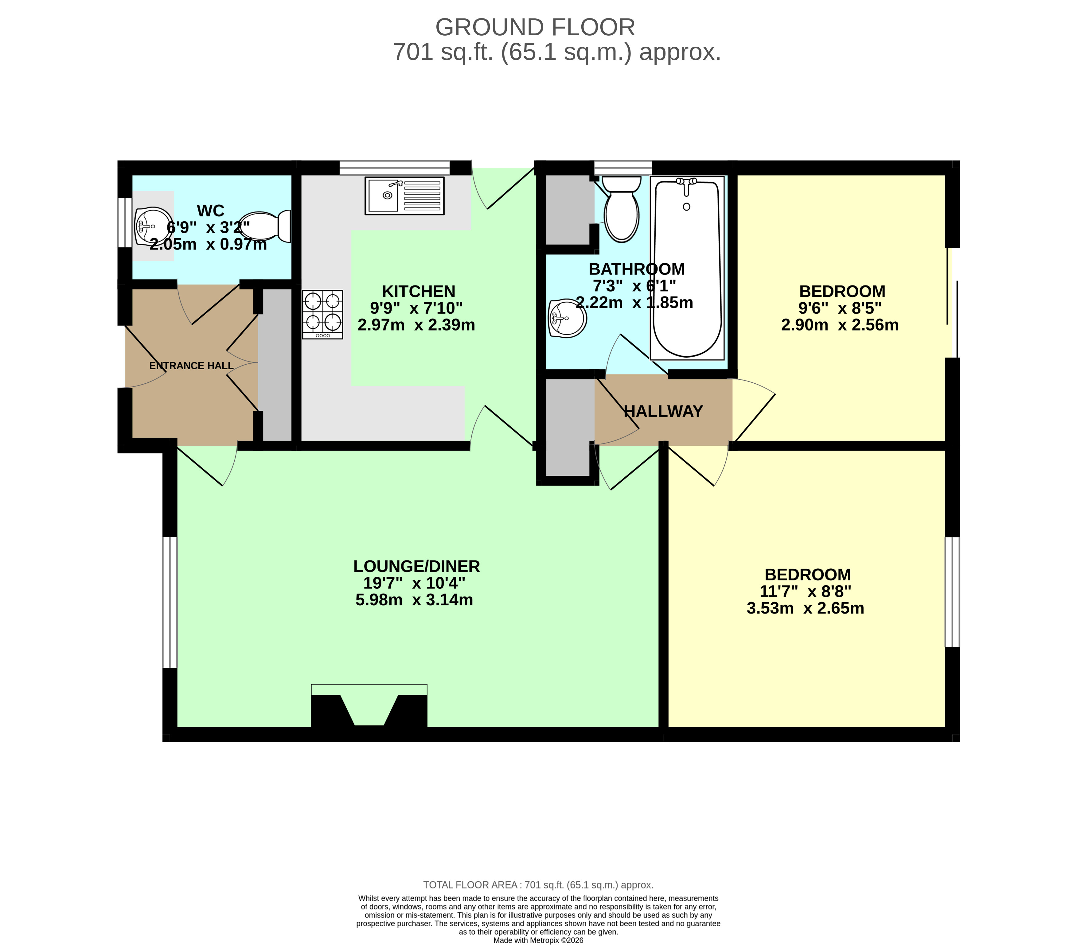 7, Oak Drive, Selby floorplan