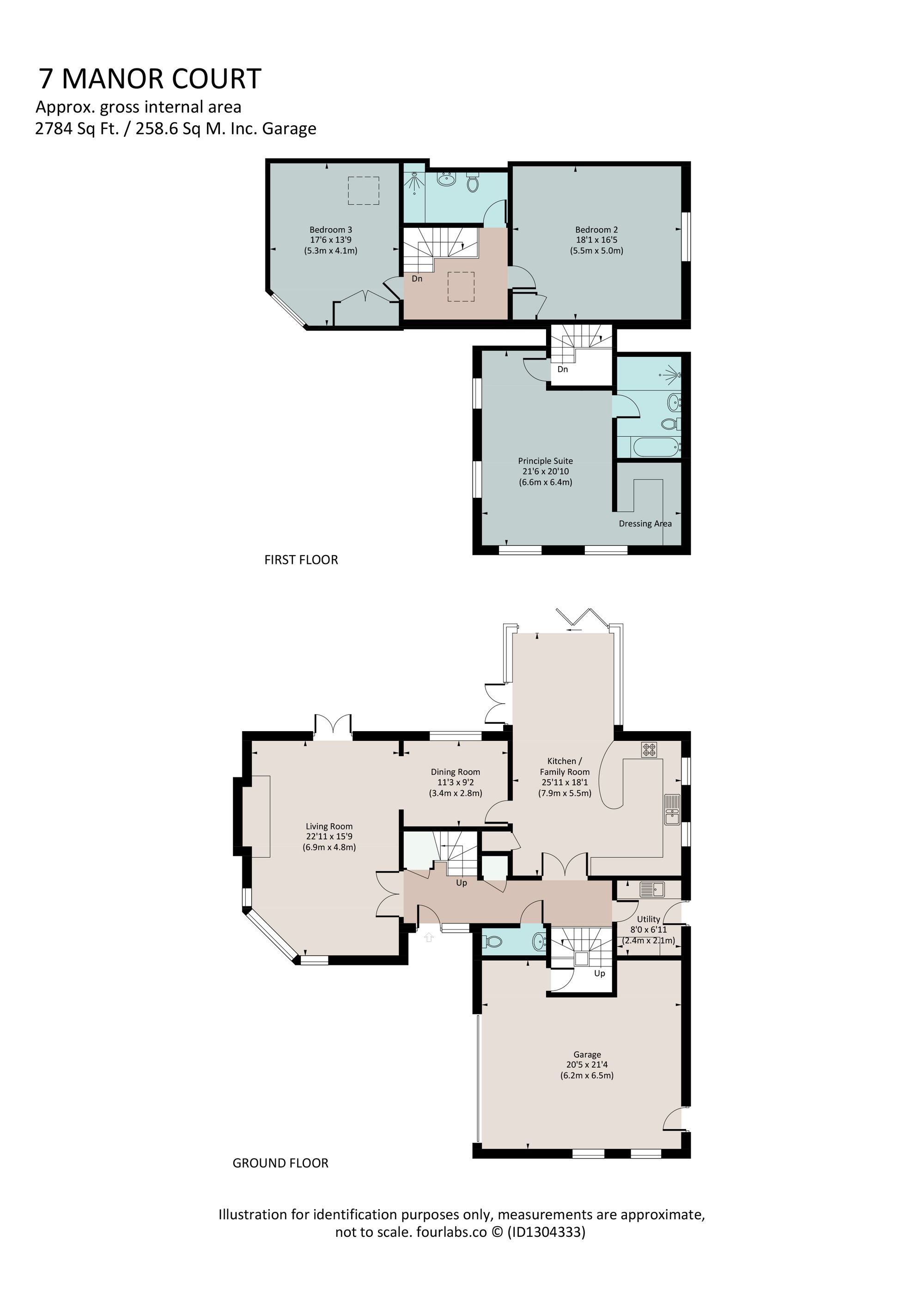 7 Manor Court, Dartmouth floorplan