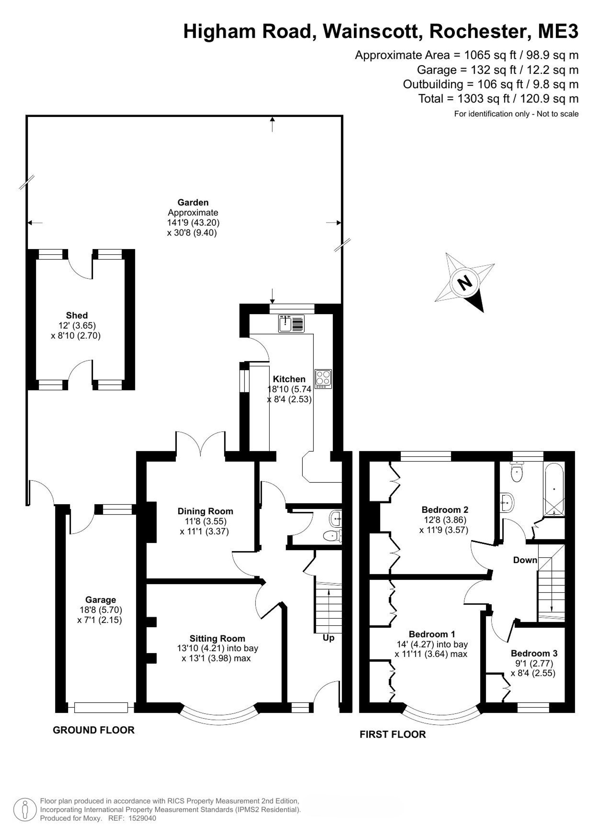 19 Higham Road, Rochester floorplan