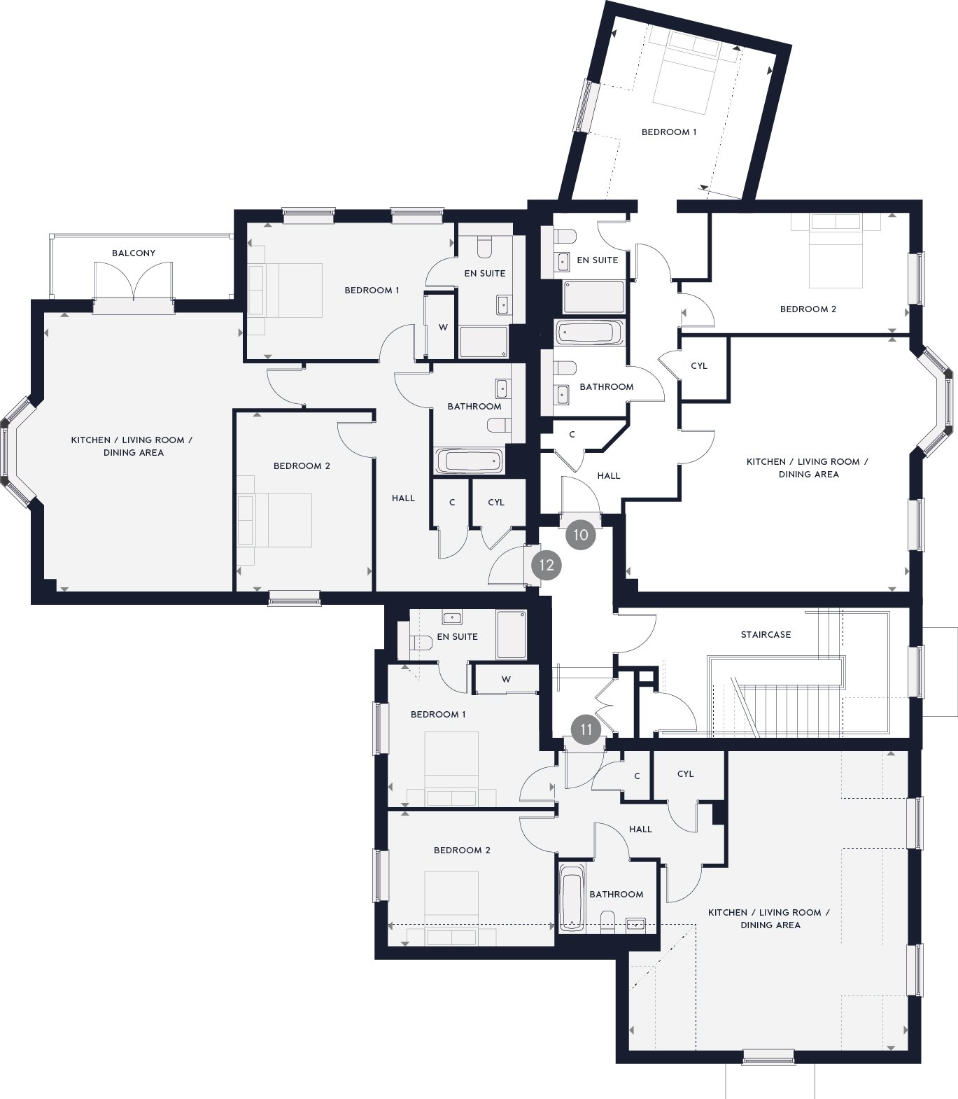 Plot 11 The Mitford,, The Dean, Alresford floorplan