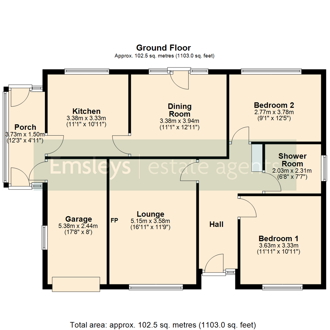 53, Westfield Lane, Leeds floorplan