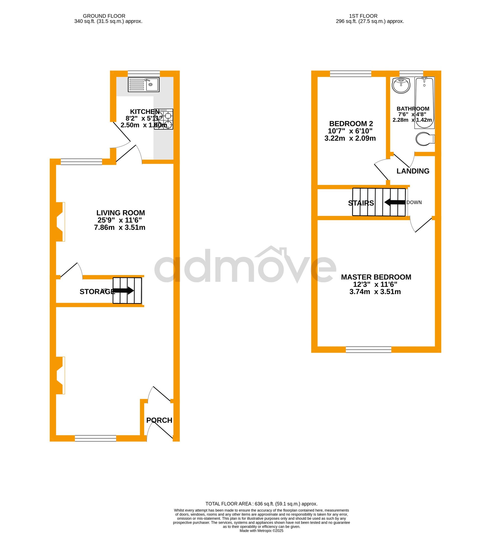72 Algernon Street, Warrington floorplan