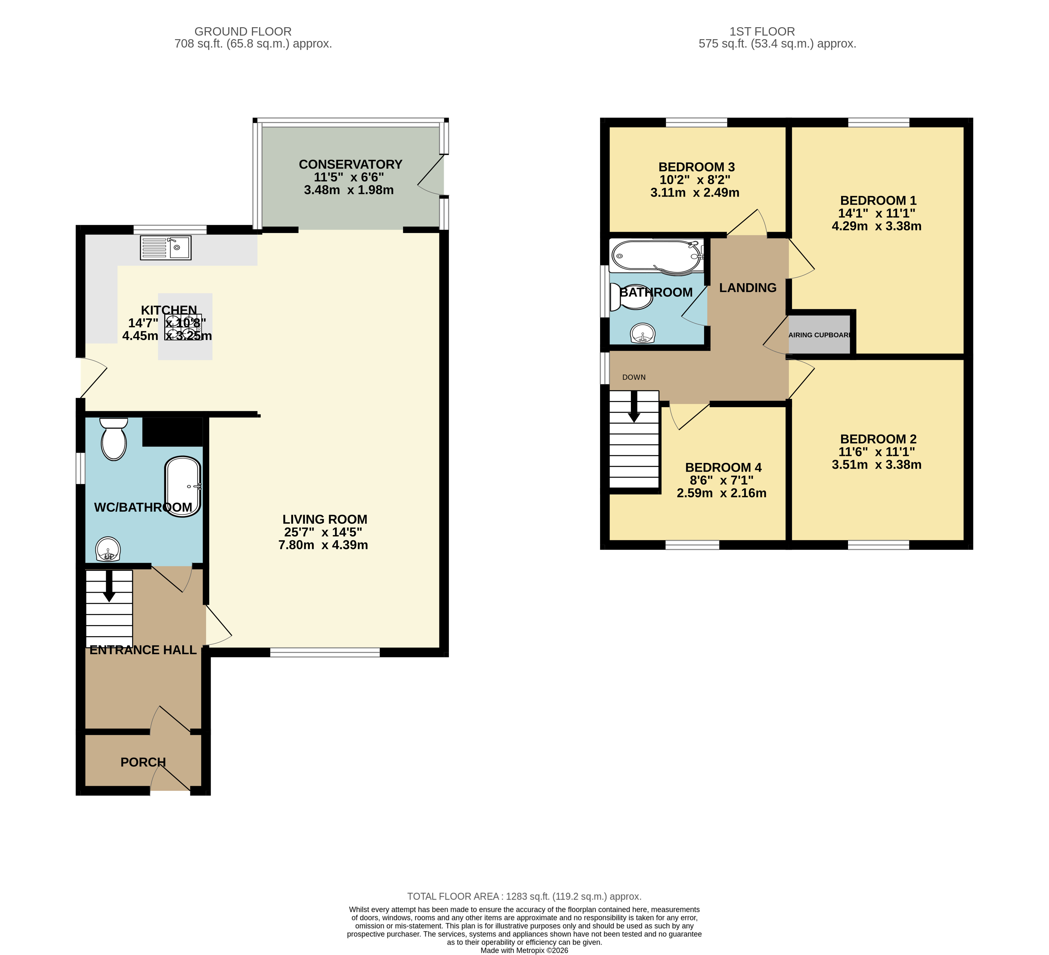 57, Packsaddle Way, Frome floorplan