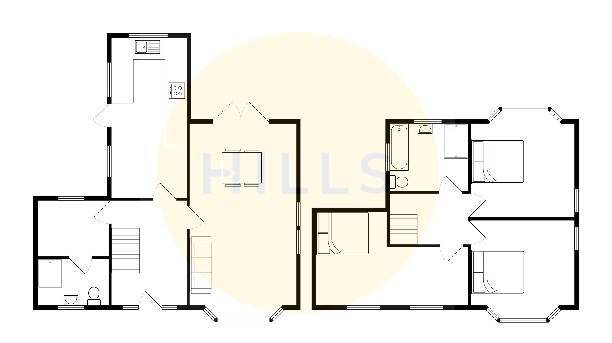 25 Lancaster Road, Salford floorplan