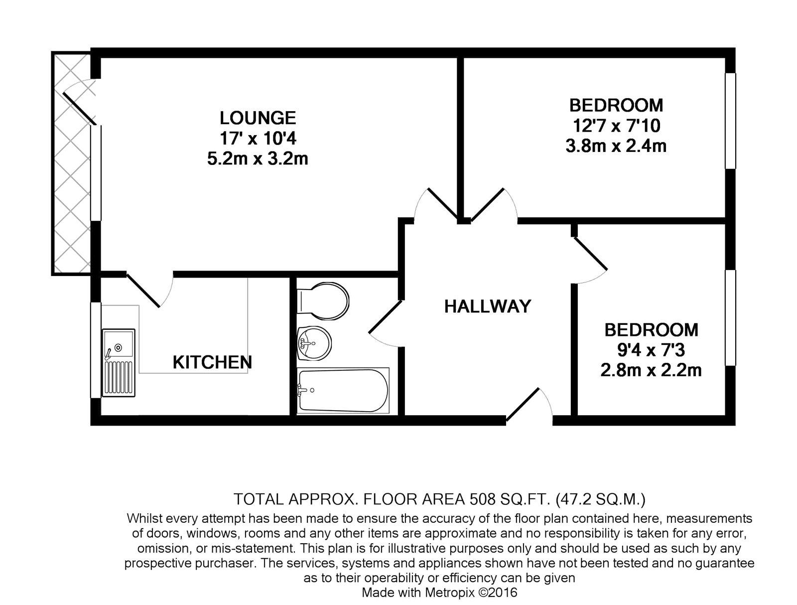 2 Bedrooms Flat to rent in Wren Court, 85 Coombe Road, Croydon CR0